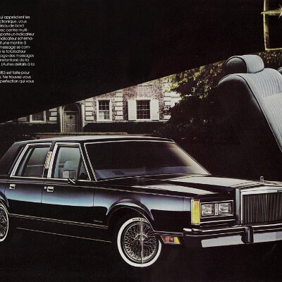 1983 Lincoln & Mark VI Brochure (Cdn-Fr) 18-19