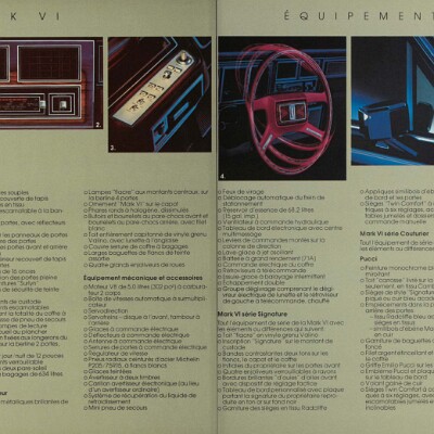 1983 Lincoln & Mark VI Brochure (Cdn-Fr) 20-21
