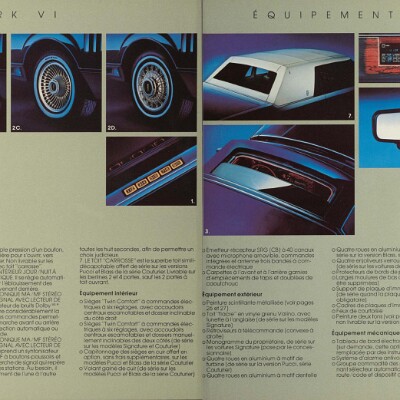 1983 Lincoln & Mark VI Brochure (Cdn-Fr) 22-23