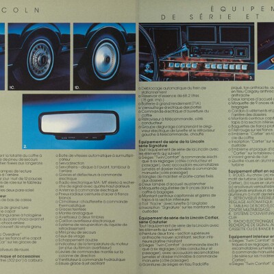 1983 Lincoln & Mark VI Brochure (Cdn-Fr) 24-25