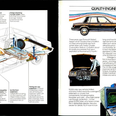1983 Plymouth Reliant Brochure 14-15