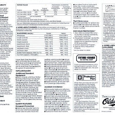 1986 Oldsmobile Cutlass Supreme Brochure (Cdn) 06