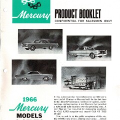 1966 Mercury Models and Series 1966 Mercury Models and Series
