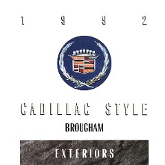 1992 Cadillac Brougham Colors 1992 Cadillac Brougham Colors
