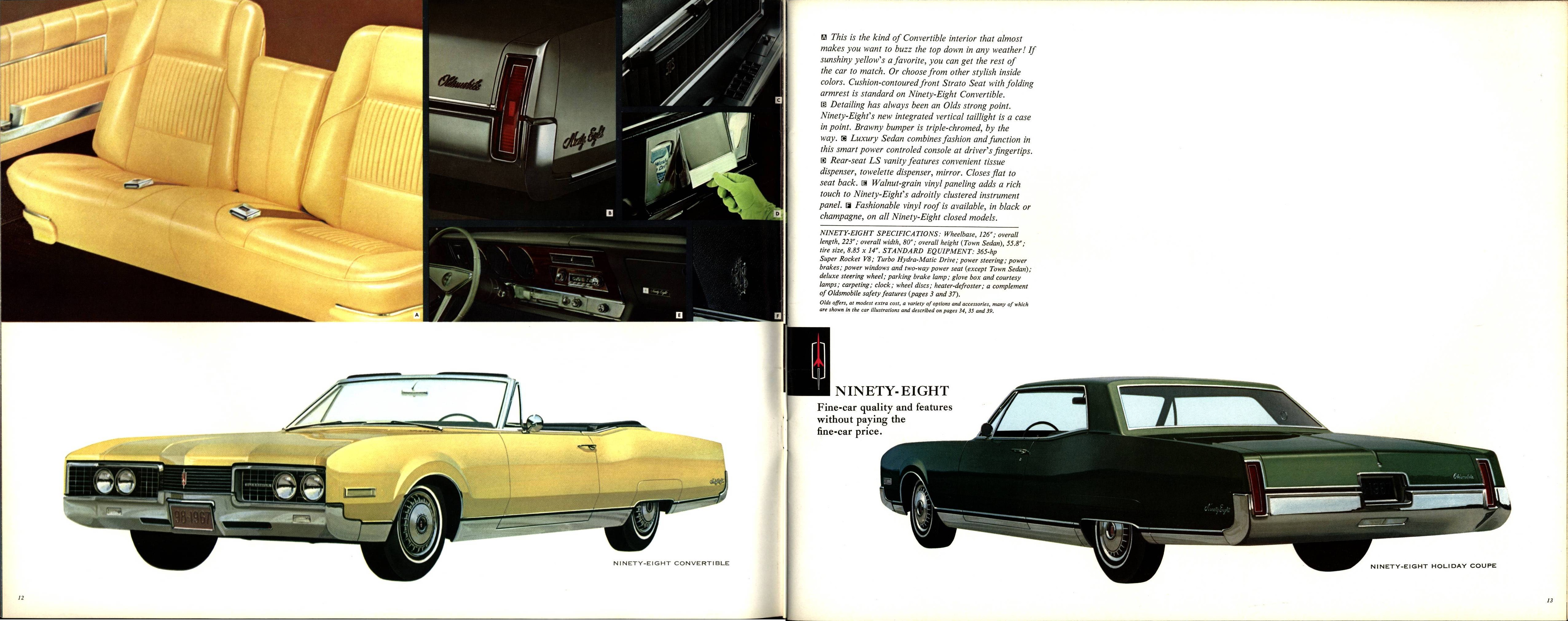 1967 Oldsmobile Full Line Brochure (Cdn) 12-13