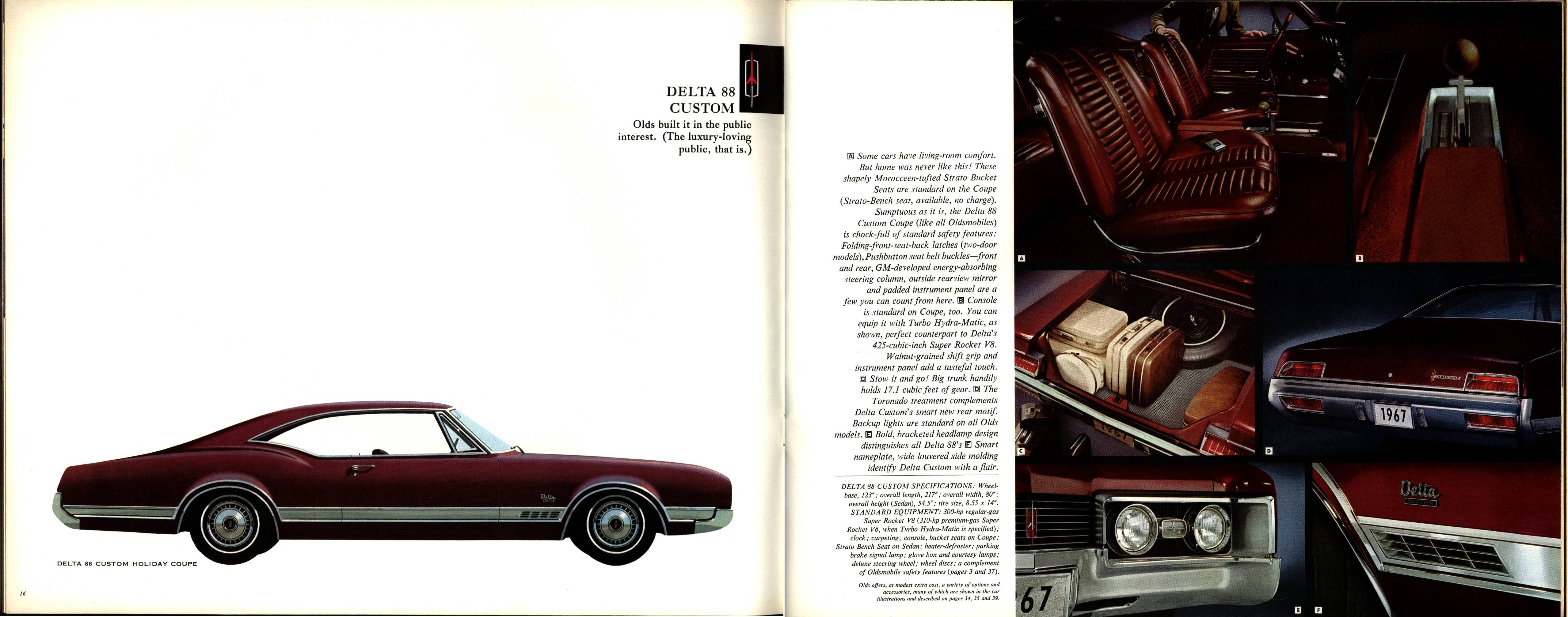 1967 Oldsmobile Full Line Brochure (Cdn) 16-17