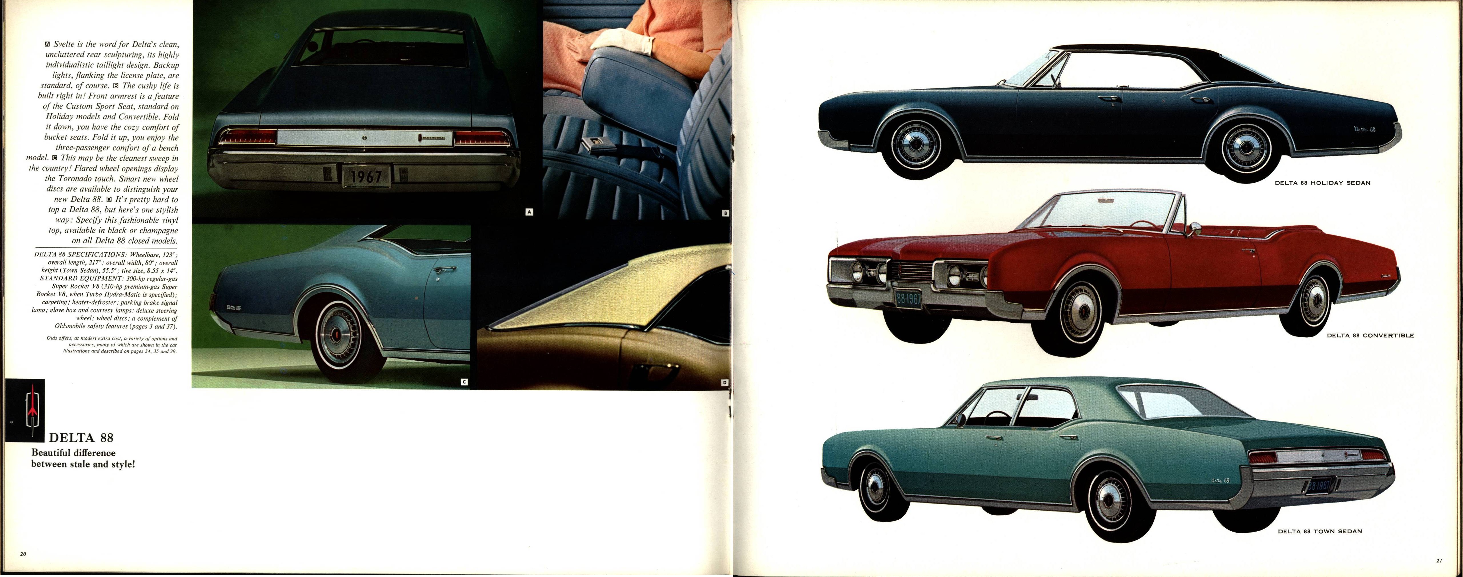 1967 Oldsmobile Full Line Brochure (Cdn) 20-21