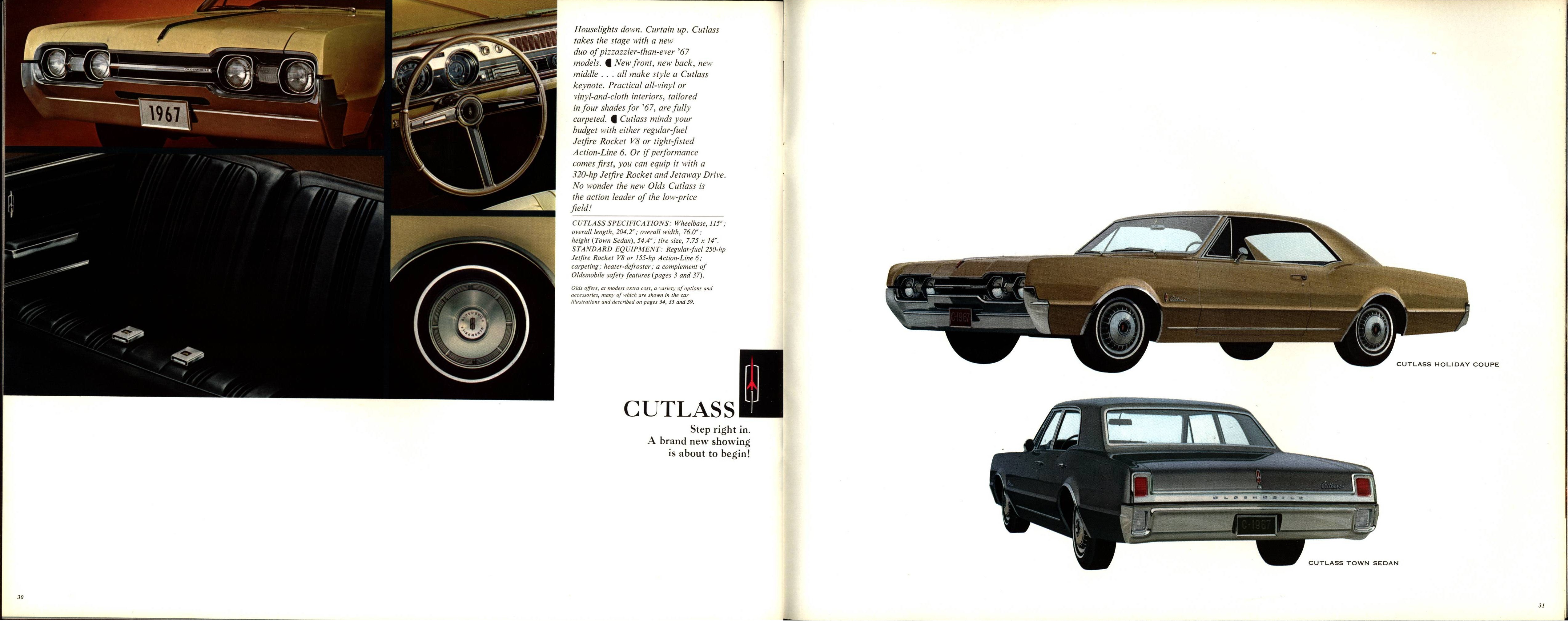 1967 Oldsmobile Full Line Brochure (Cdn) 30-31