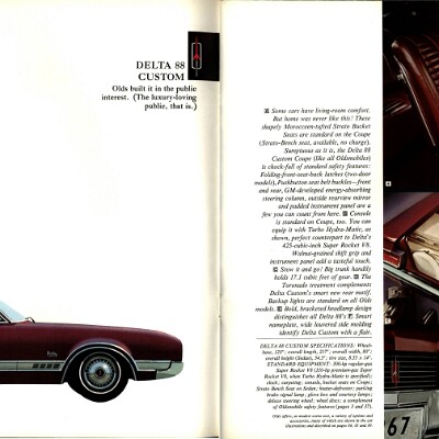1967 Oldsmobile Full Line Brochure (Cdn) 16-17