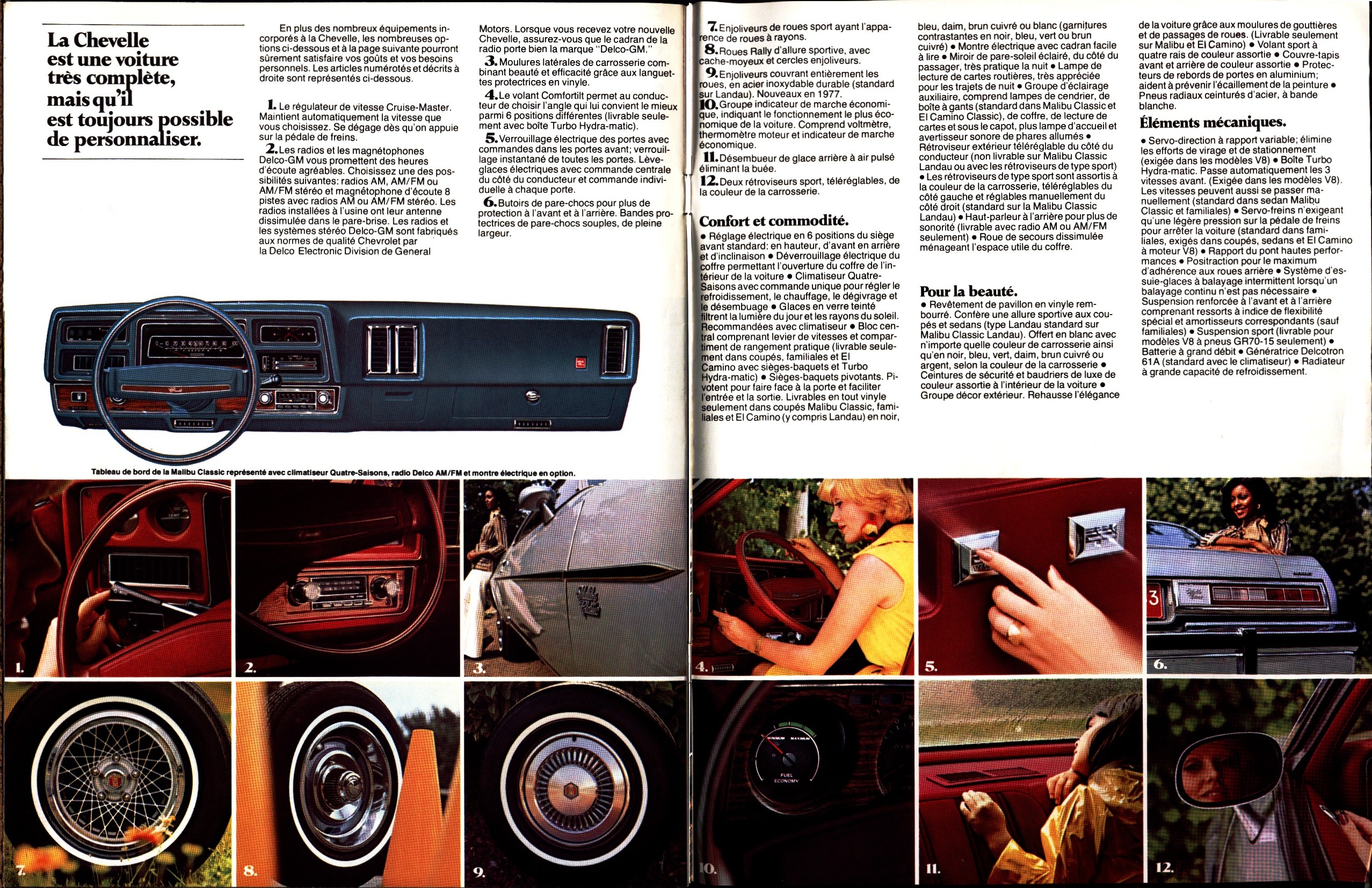 1977 Chevrolet Chevelle Brochure (Cdn-Fr) 14-15