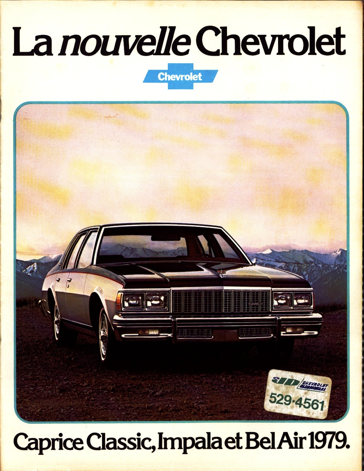 1979 Chevrolet Full Size Brochure (Cdn-Fr) 01