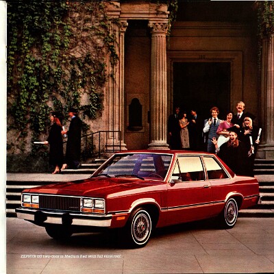 1981 Mercury Zephyr Brochure 10-11-12