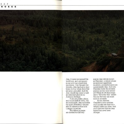 1988 Jeep Cherokee Brochure (Rev) 02-03