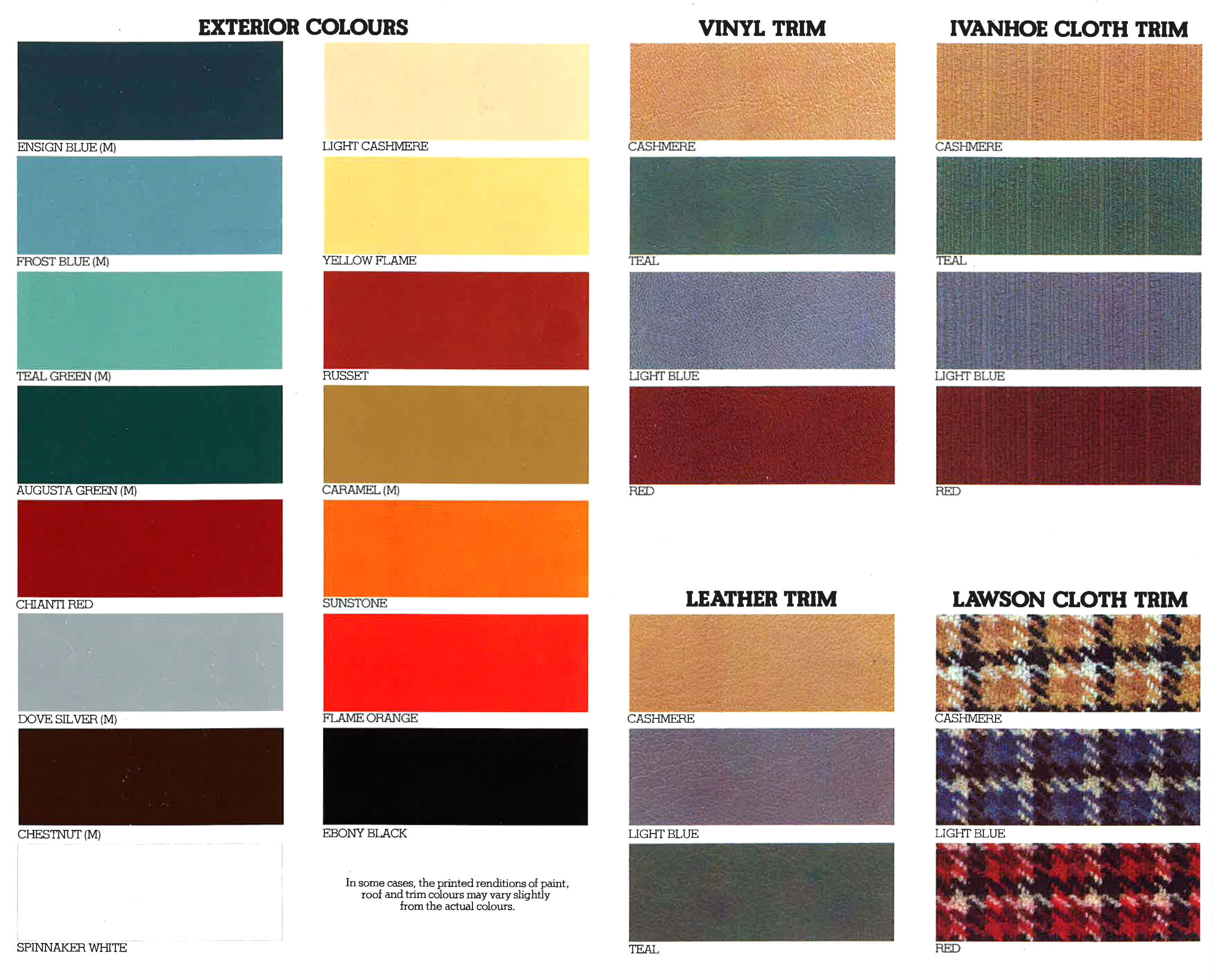 1978 Chrysler GE Sigma Colour _ Trim-02-03
