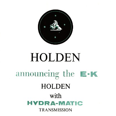 1961 Holden EK Hydra-Matic Press Release - Australia