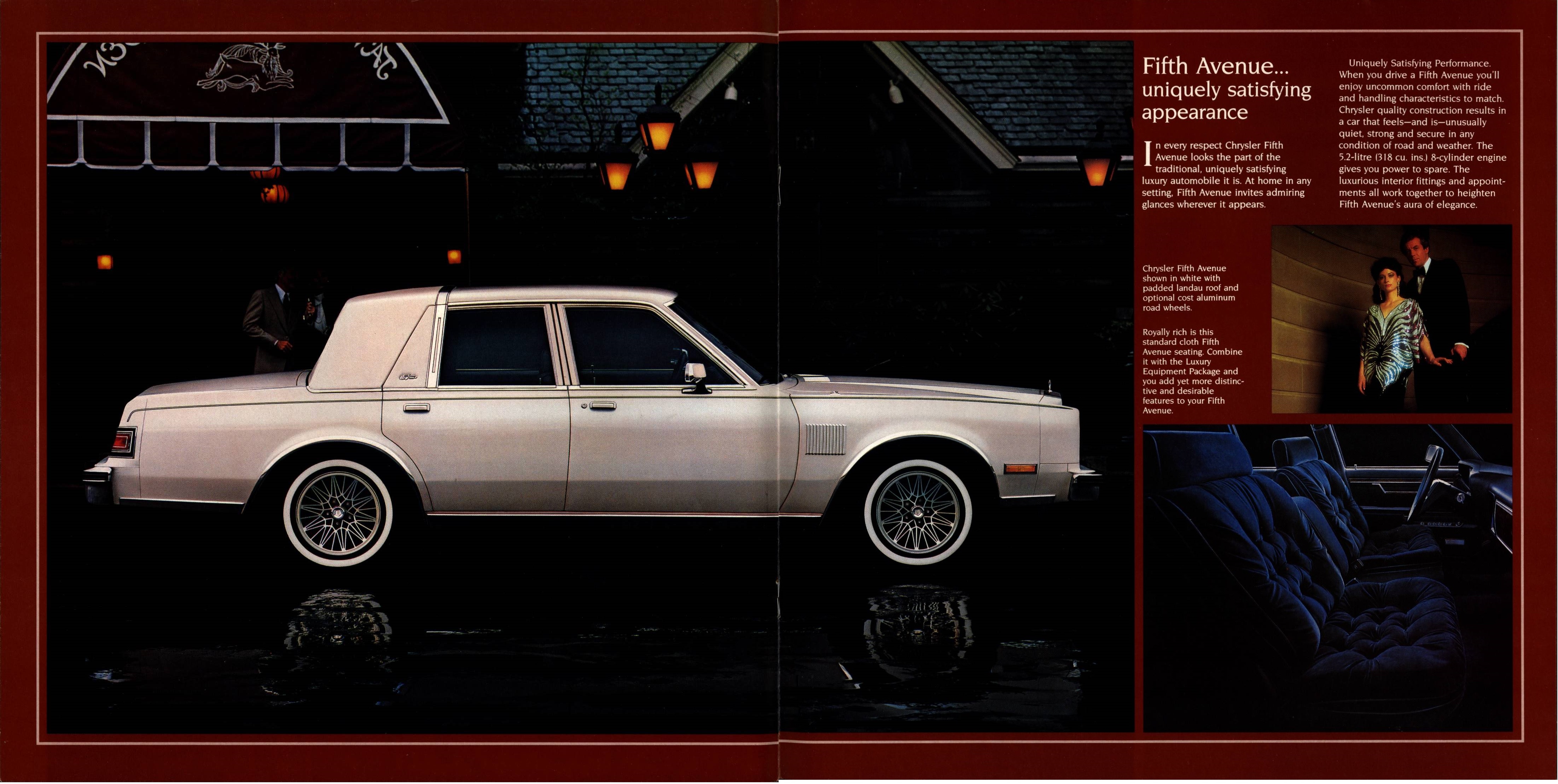 1985 Chrysler Fifth Avenue Brochure Canada 04-05