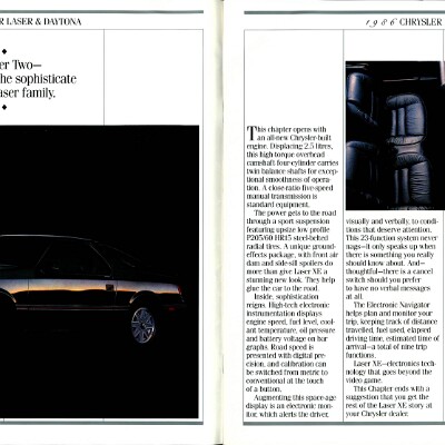1986 Chrysler Laser-Daytona Brochure (Cdn) 04-05