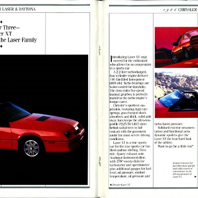 1986 Chrysler Laser-Daytona Brochure (Cdn) 06-07