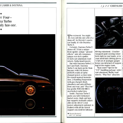 1986 Chrysler Laser-Daytona Brochure (Cdn) 08-09