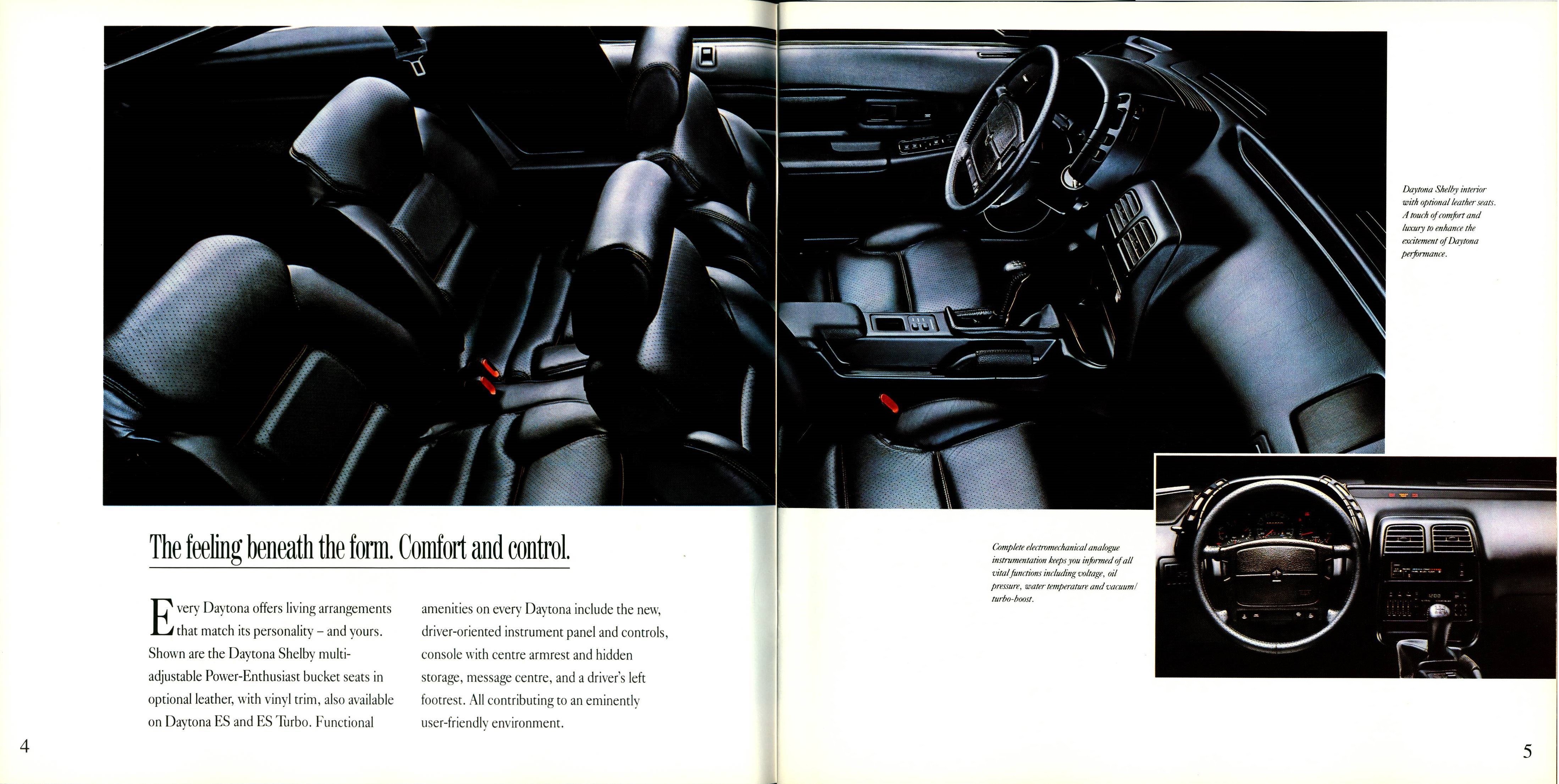 1990 Chrysler Daytona Brochure (Cdn) 04-05
