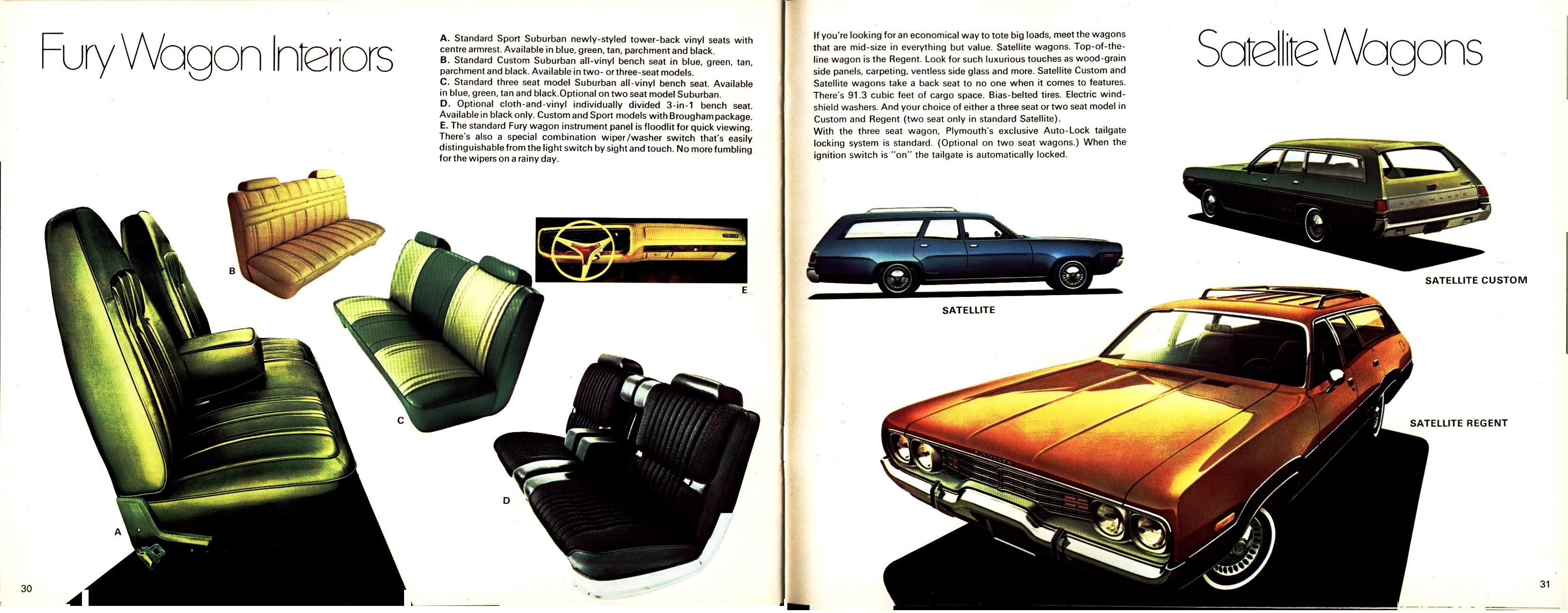 1972 Plymouth Full Line Brochure (Cdn) 30-31