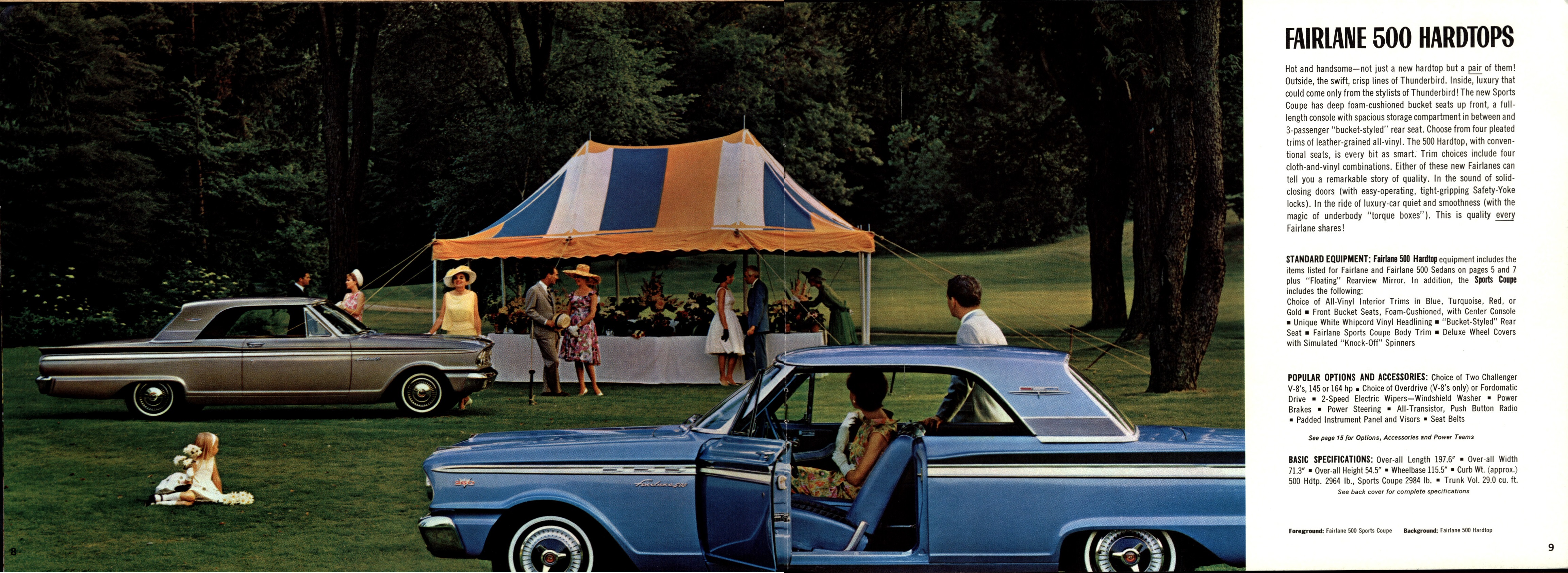 1963 Ford Fairlane Brochure Canada 08-09