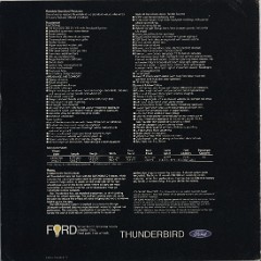 1978 Ford Thunderbird Brochure Canada 16