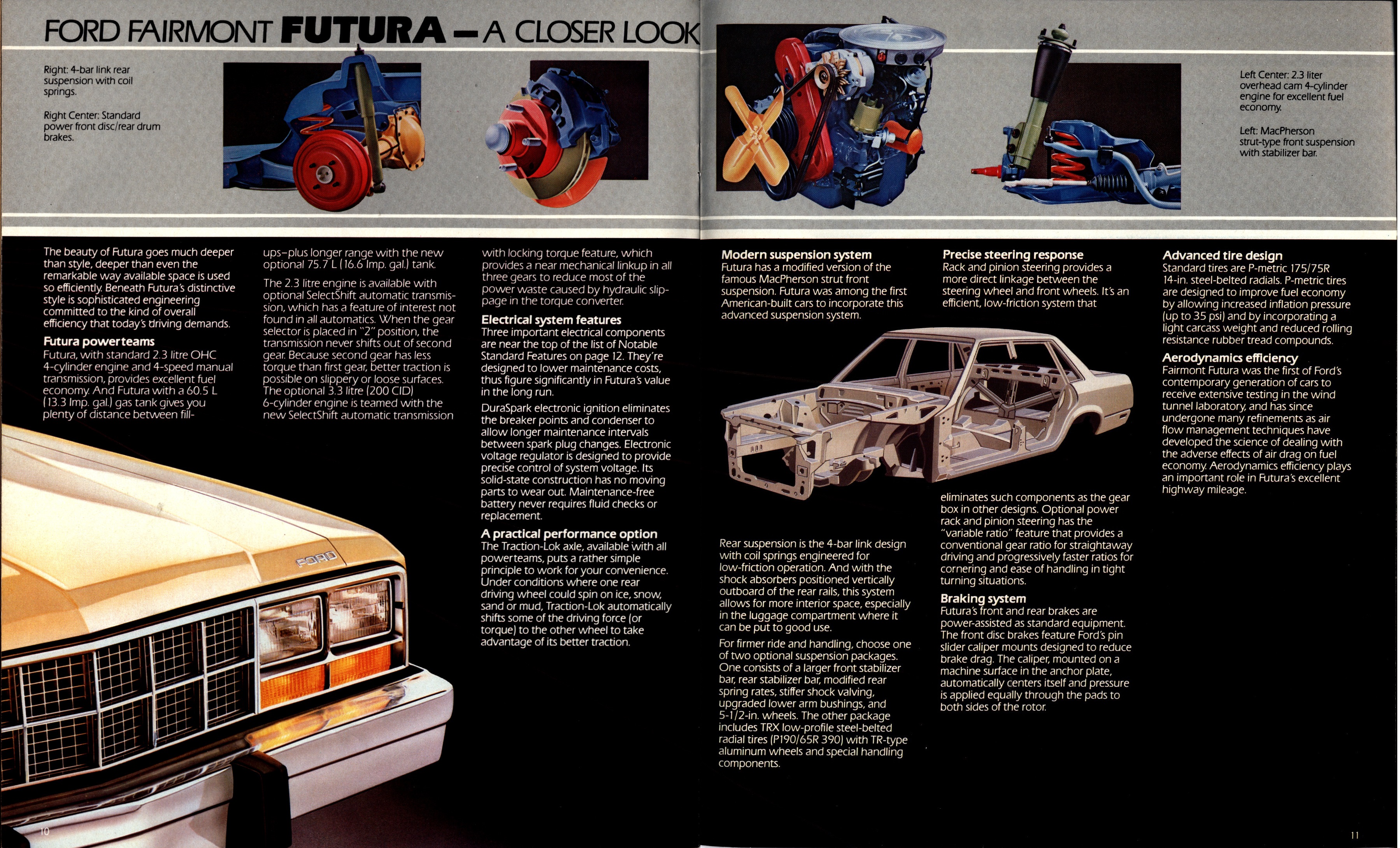 1982 Ford Fairmont Brochure Canada 10-11