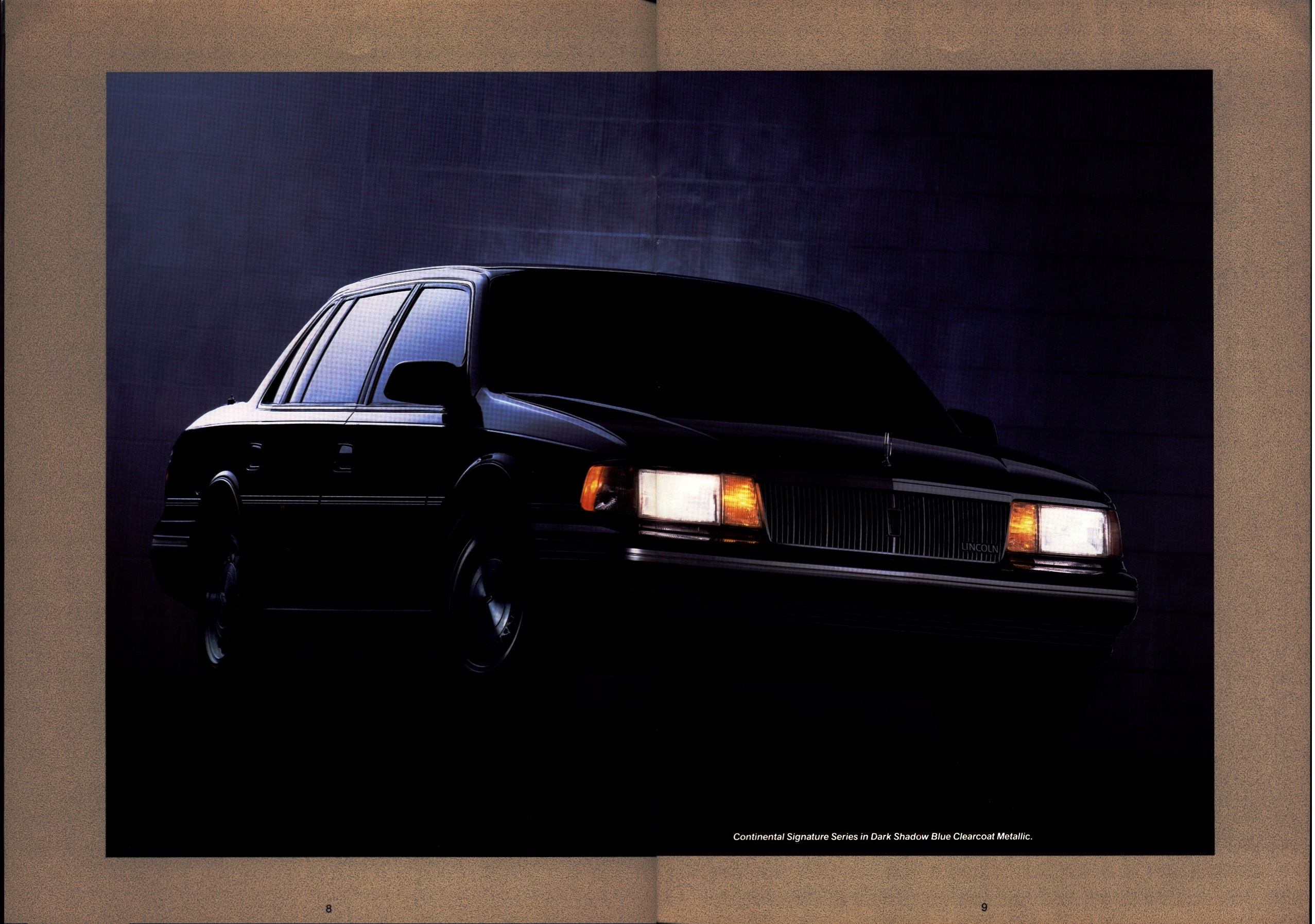 1988 Lincoln Continental Prestige Brochure 08-09