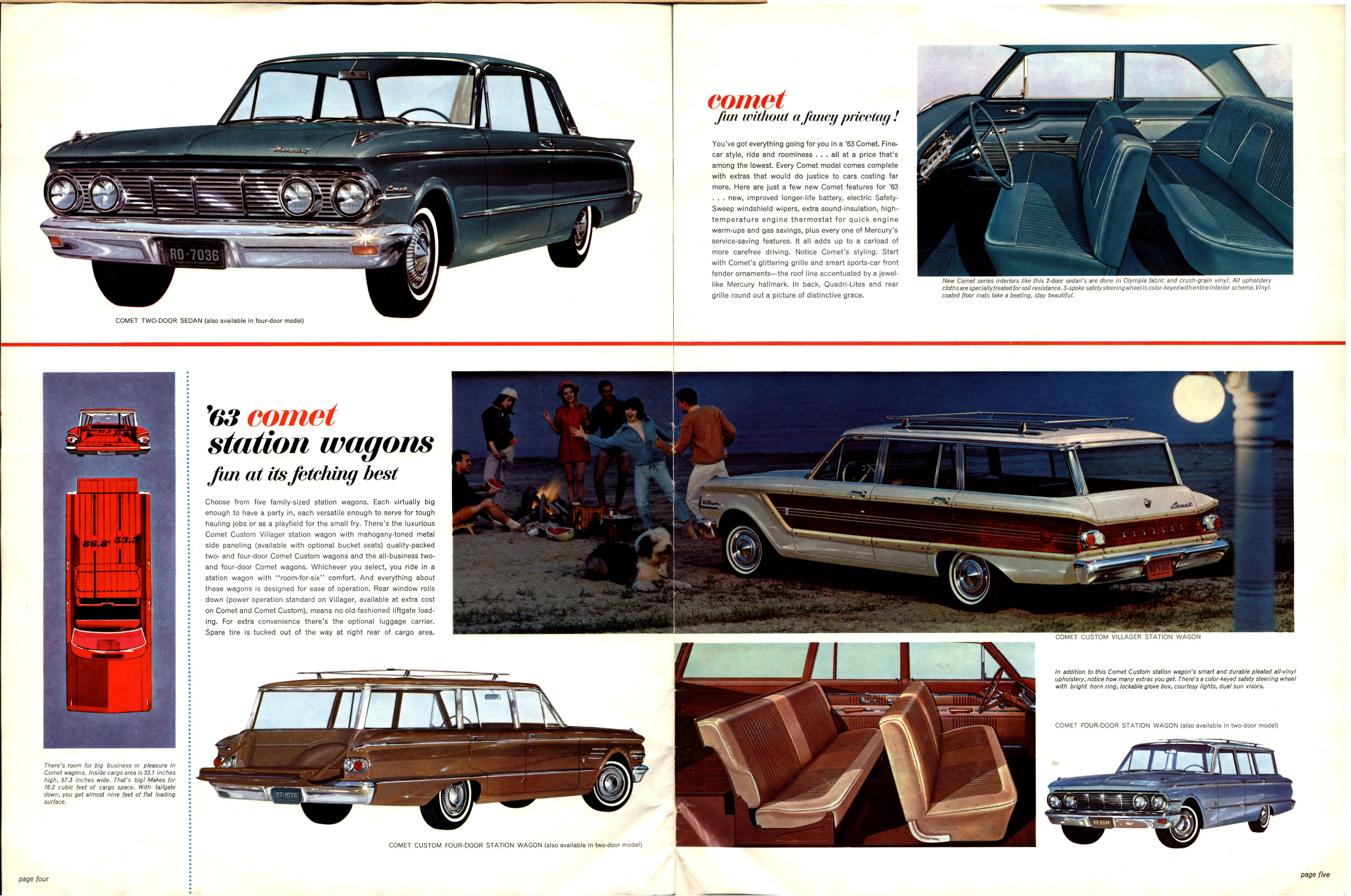 1963 Mercury Full Line Brochure Canada 04-05