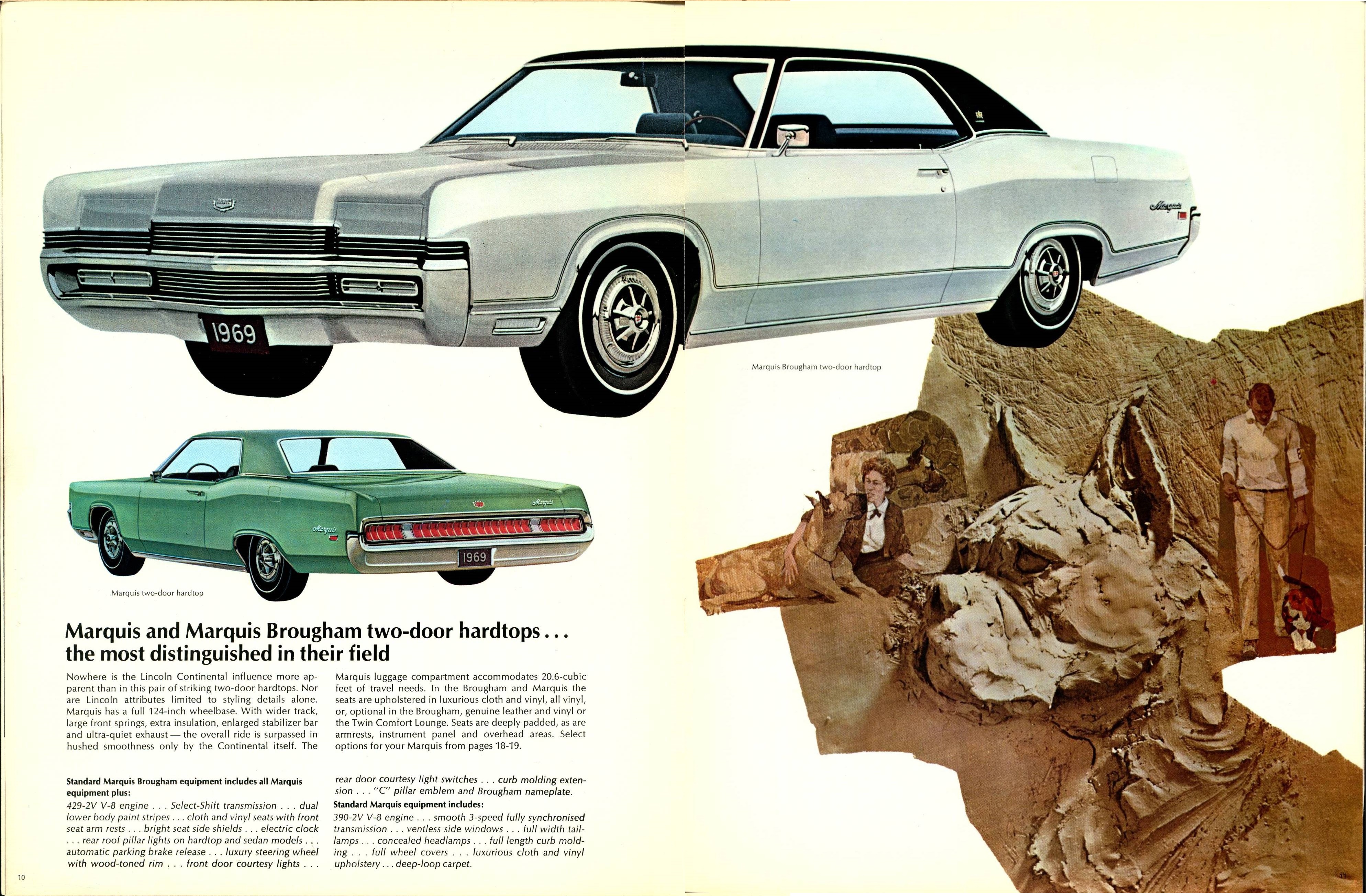 1969 Mercury Marquis & Marauder  Brochure (Cdn) 10-11