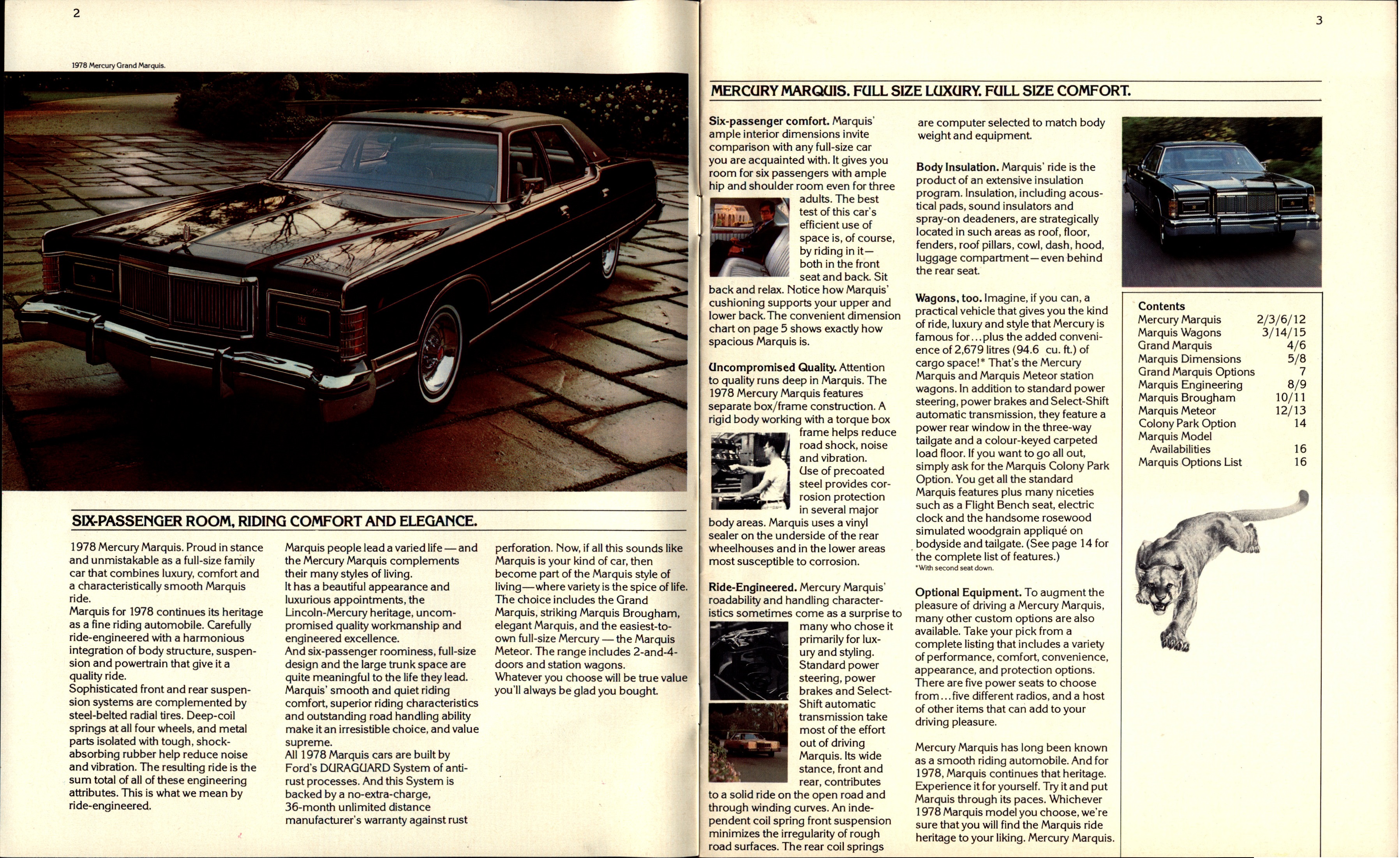 1978 Mercury Marquis Brochure (Cdn)  02-03