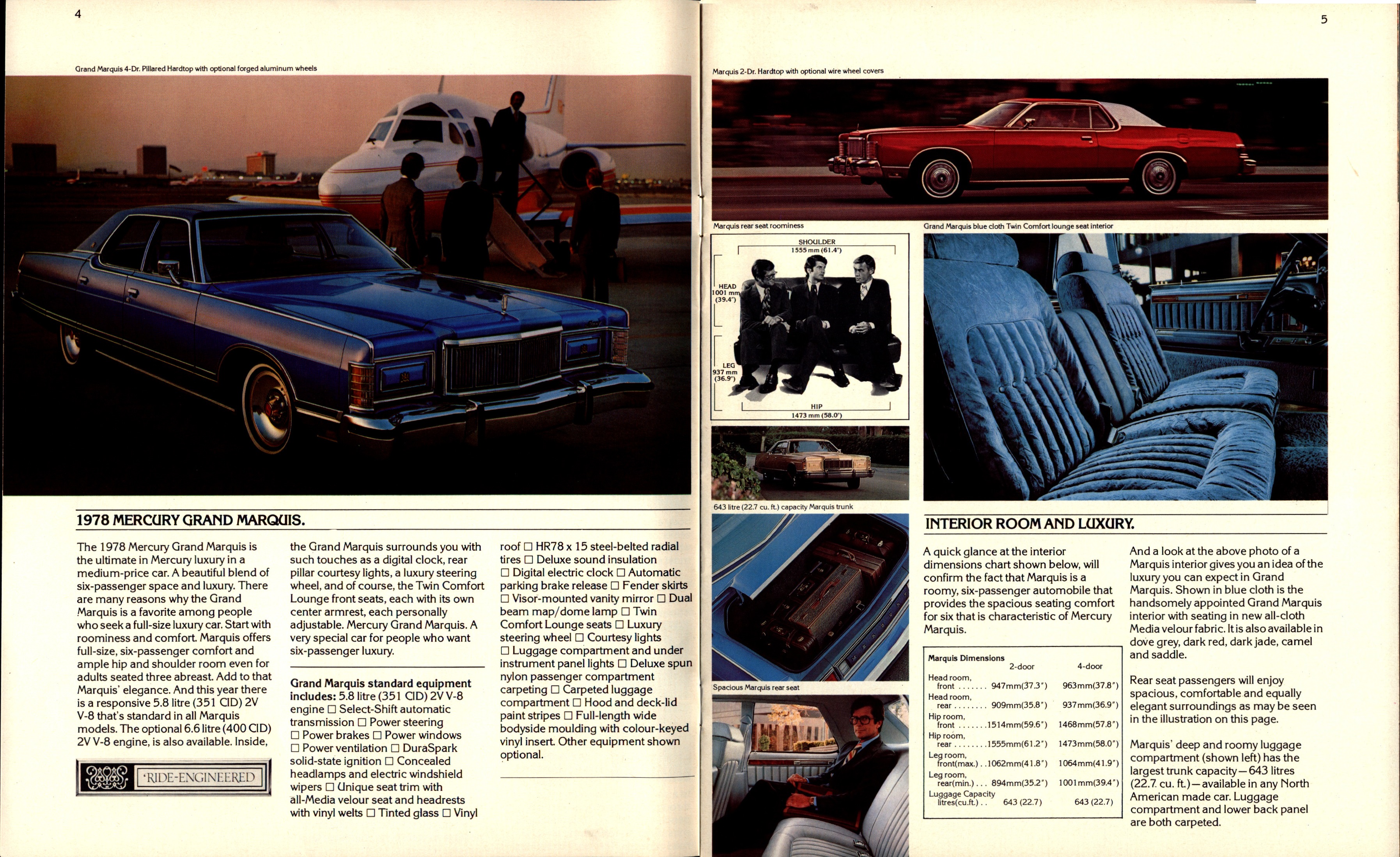 1978 Mercury Marquis Brochure (Cdn) 04-05