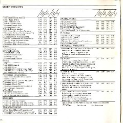 1981 Mercury Zephyr Brochure Canada 13-14-15