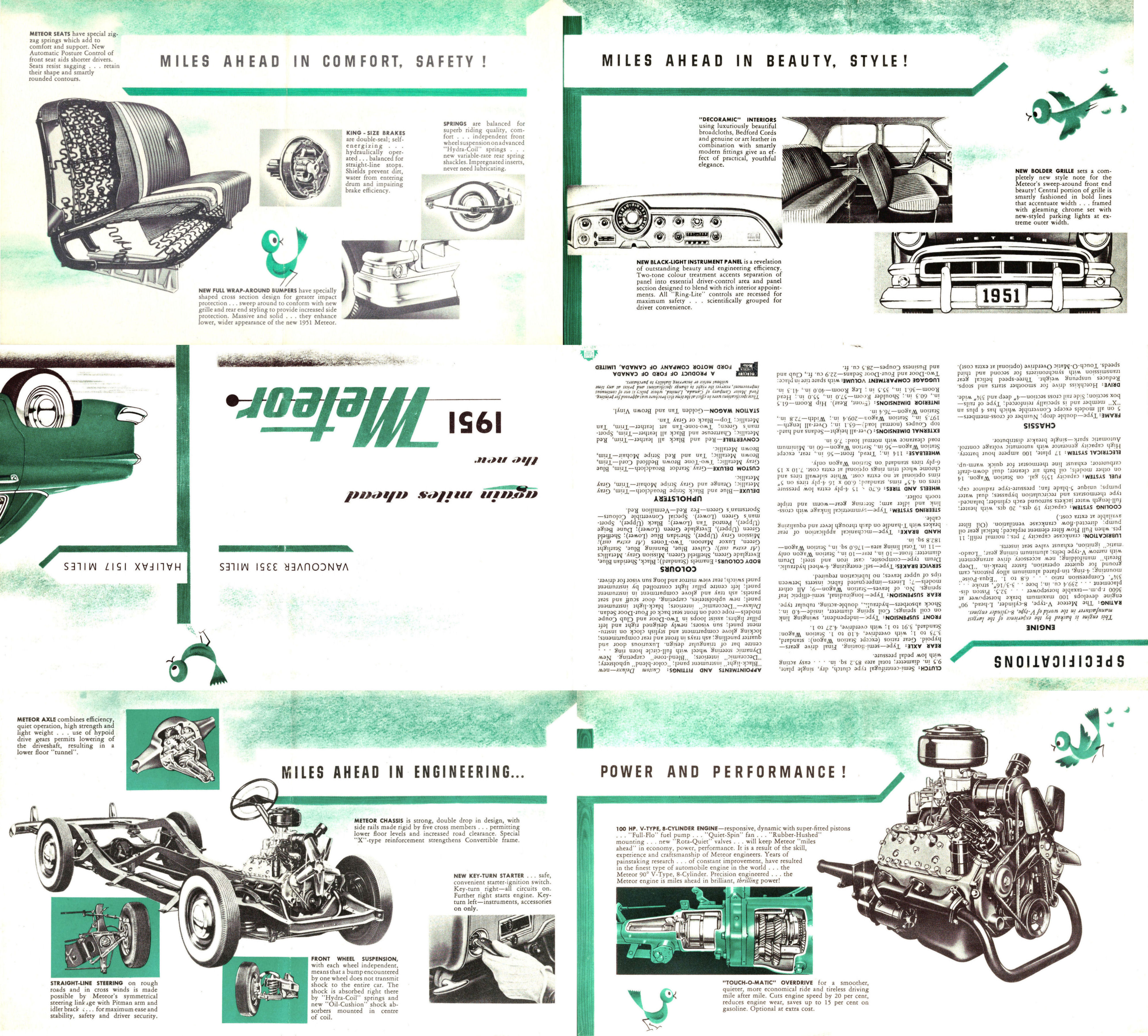 1951 Meteor Foldout (Cdn)-Side A