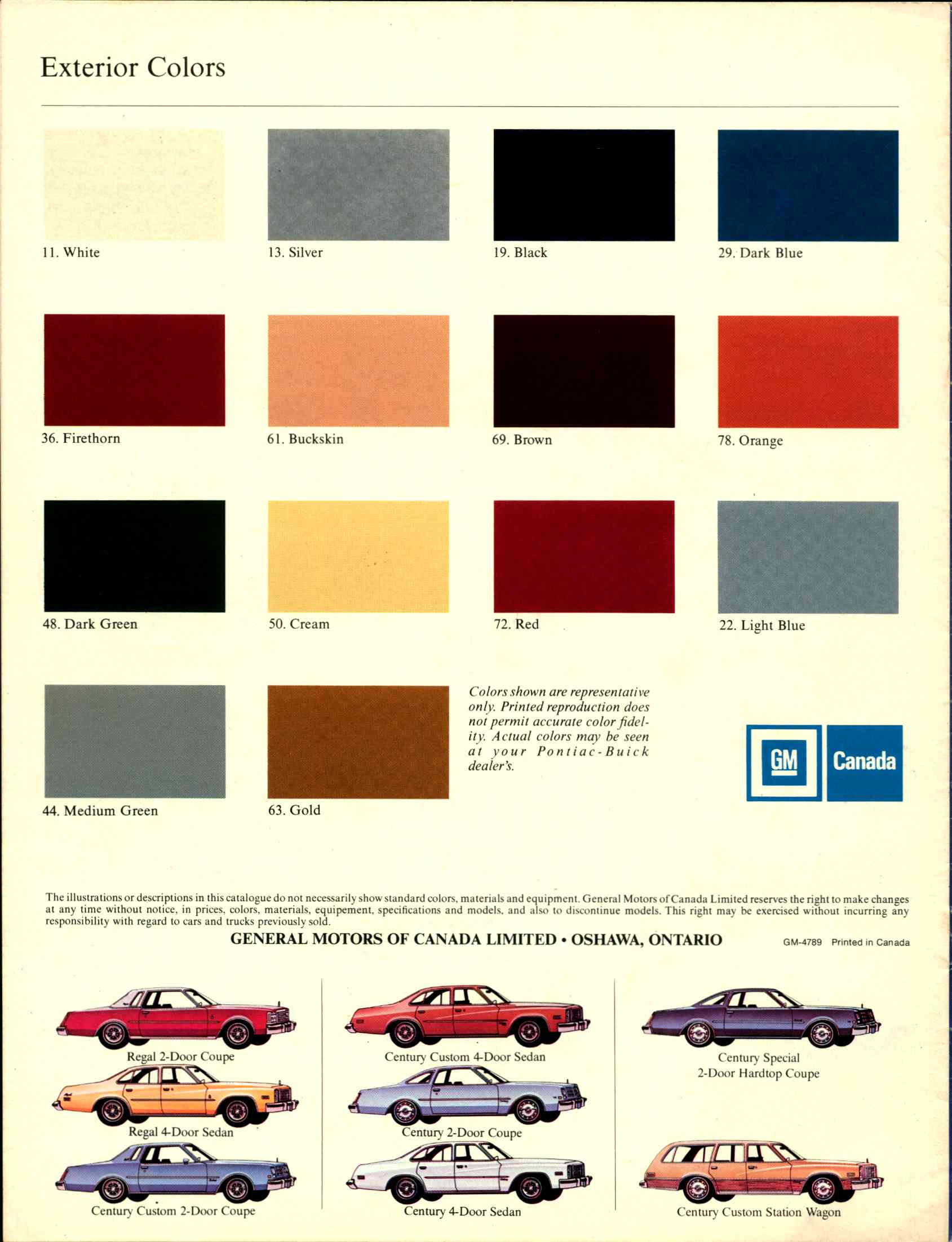 1977 Buick Century & Regal Canada 12
