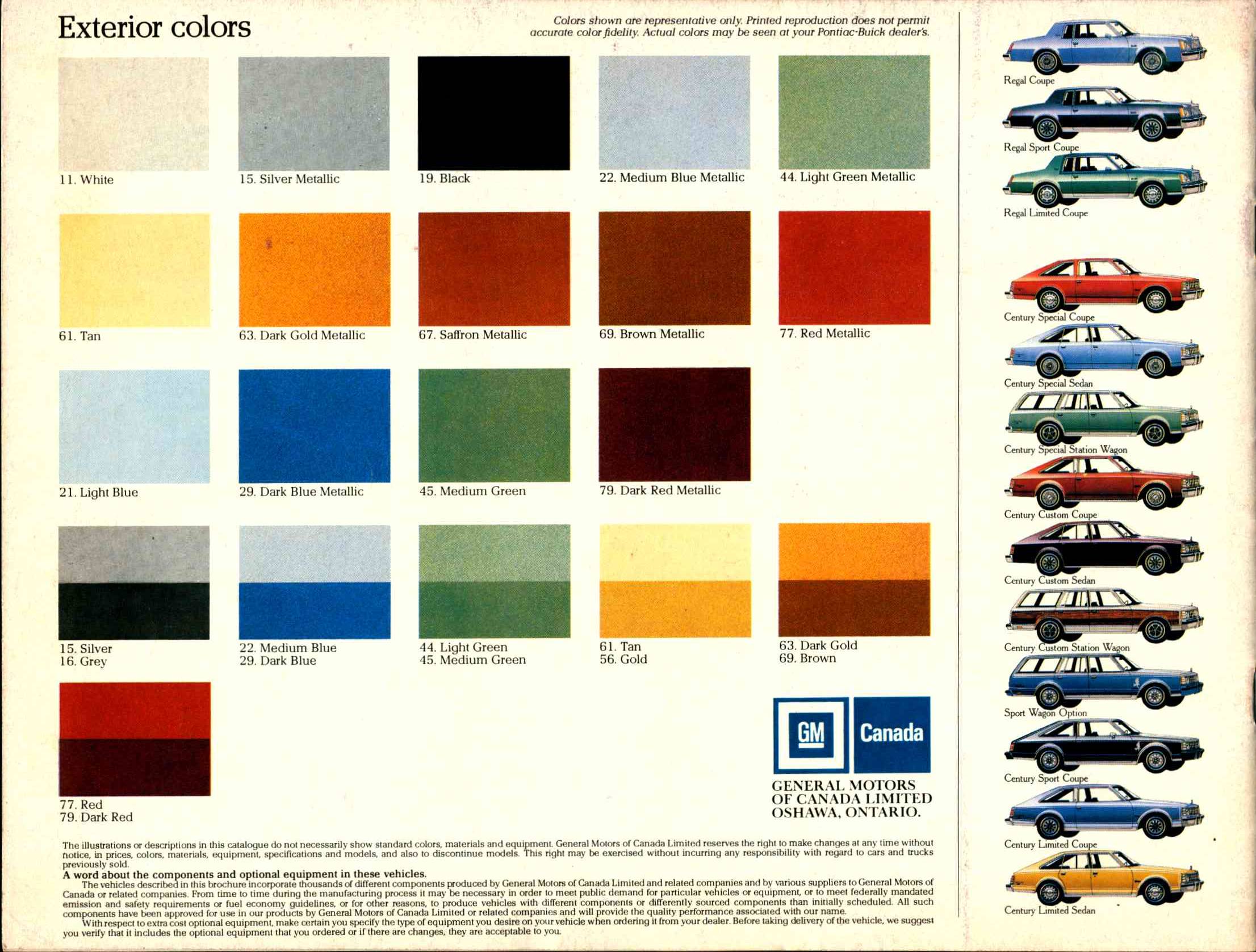 1978 Buick Century and Regal Canada 20