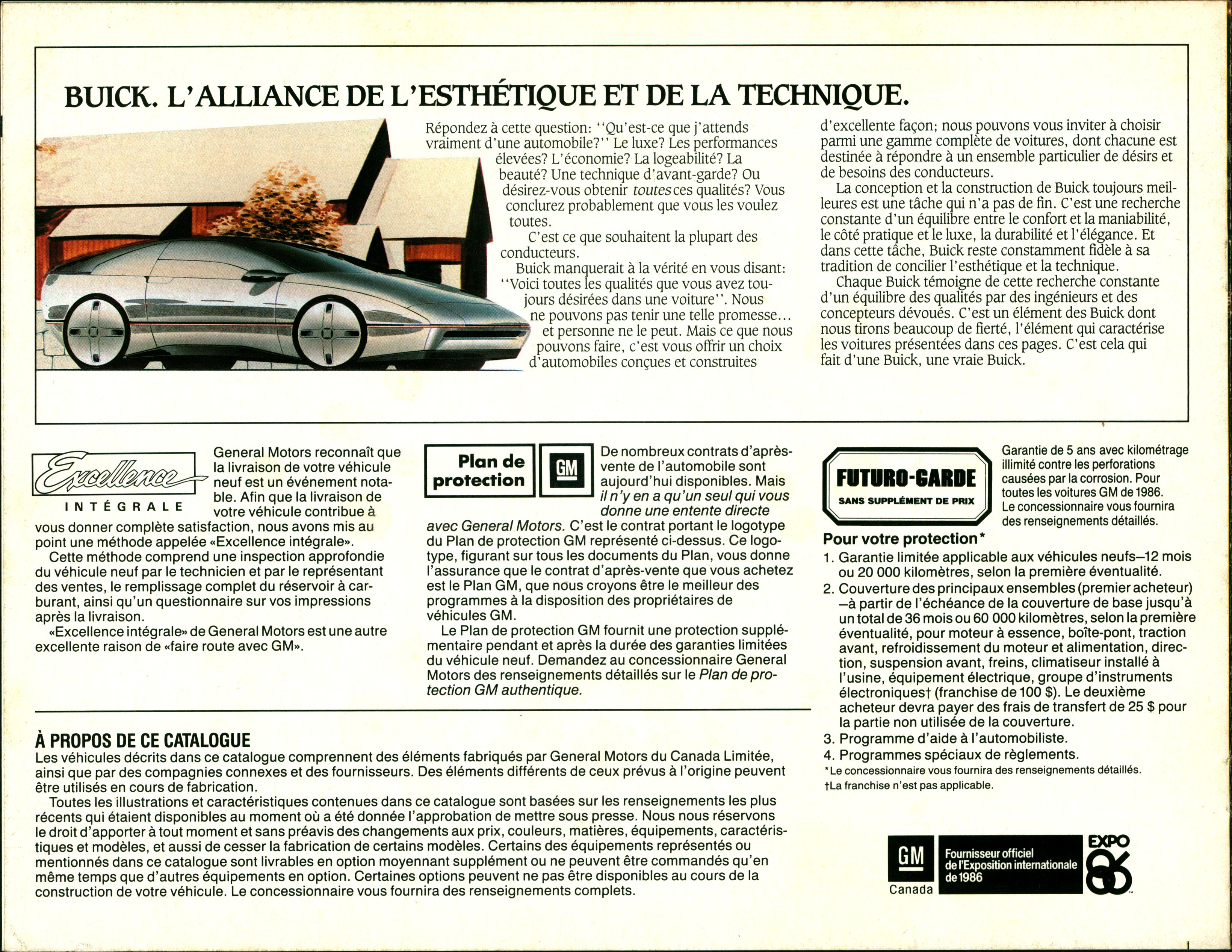 1986 Buick Electra Canada French Brochure 08