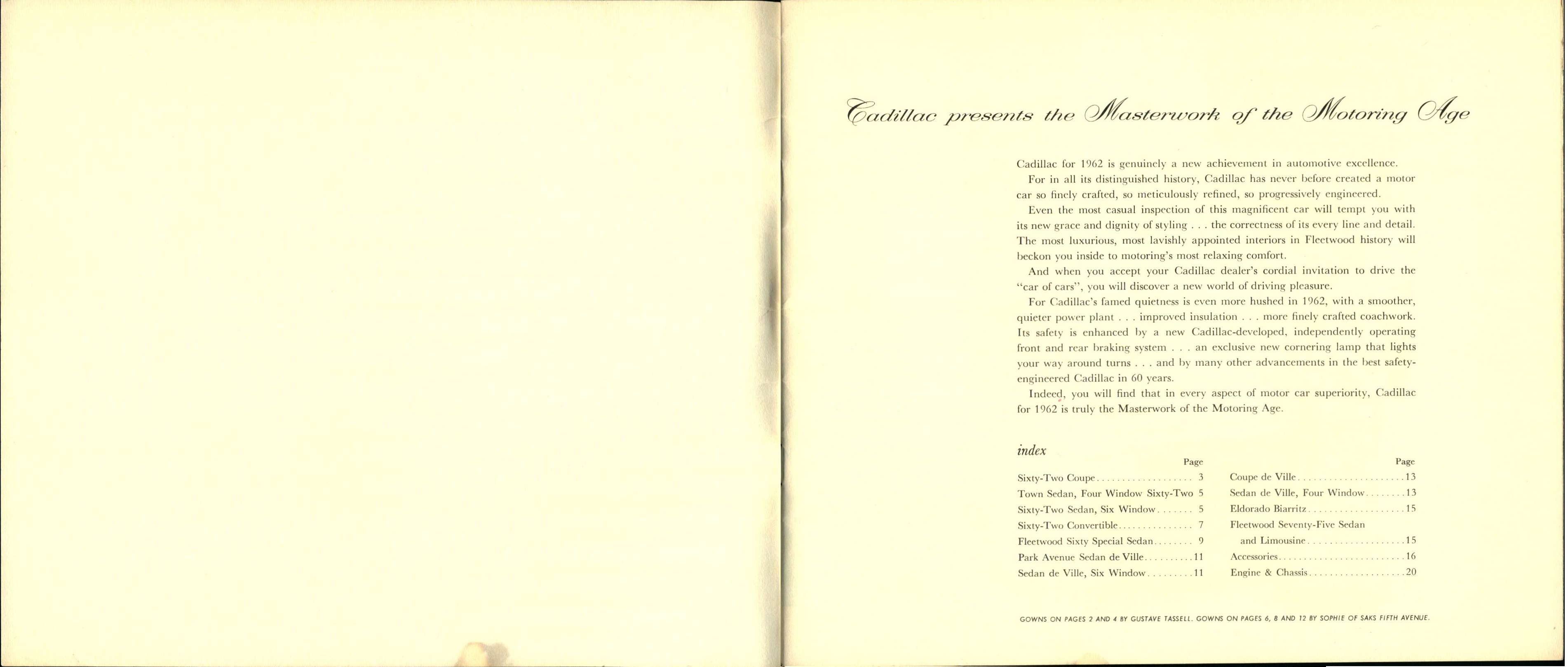 1962 Cadillac Brochure (Cdn)  00a-01