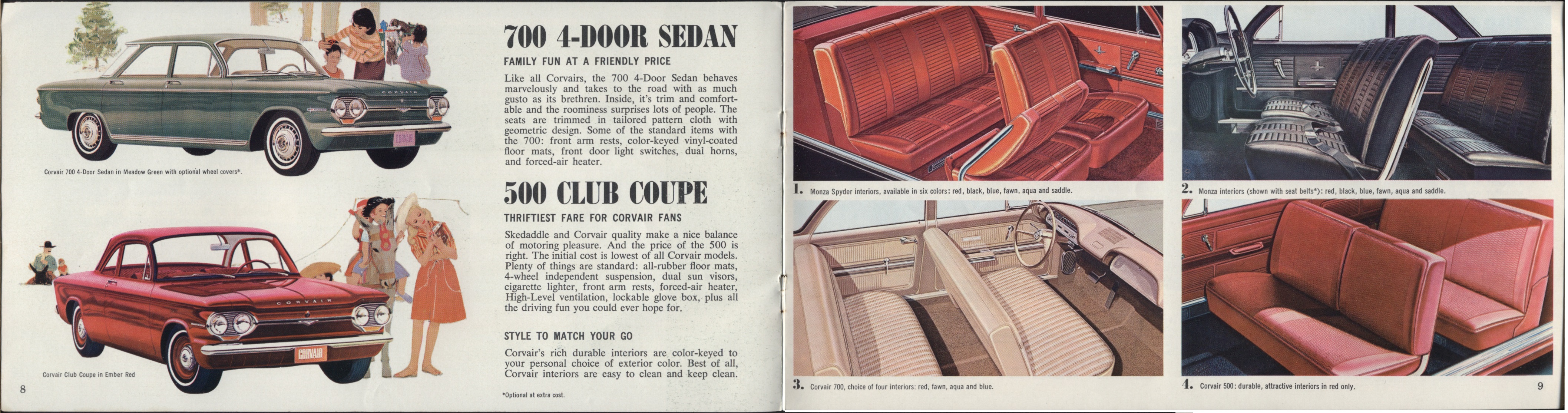 1964 Chevrolet Corvair Brochure Canada-08-09
