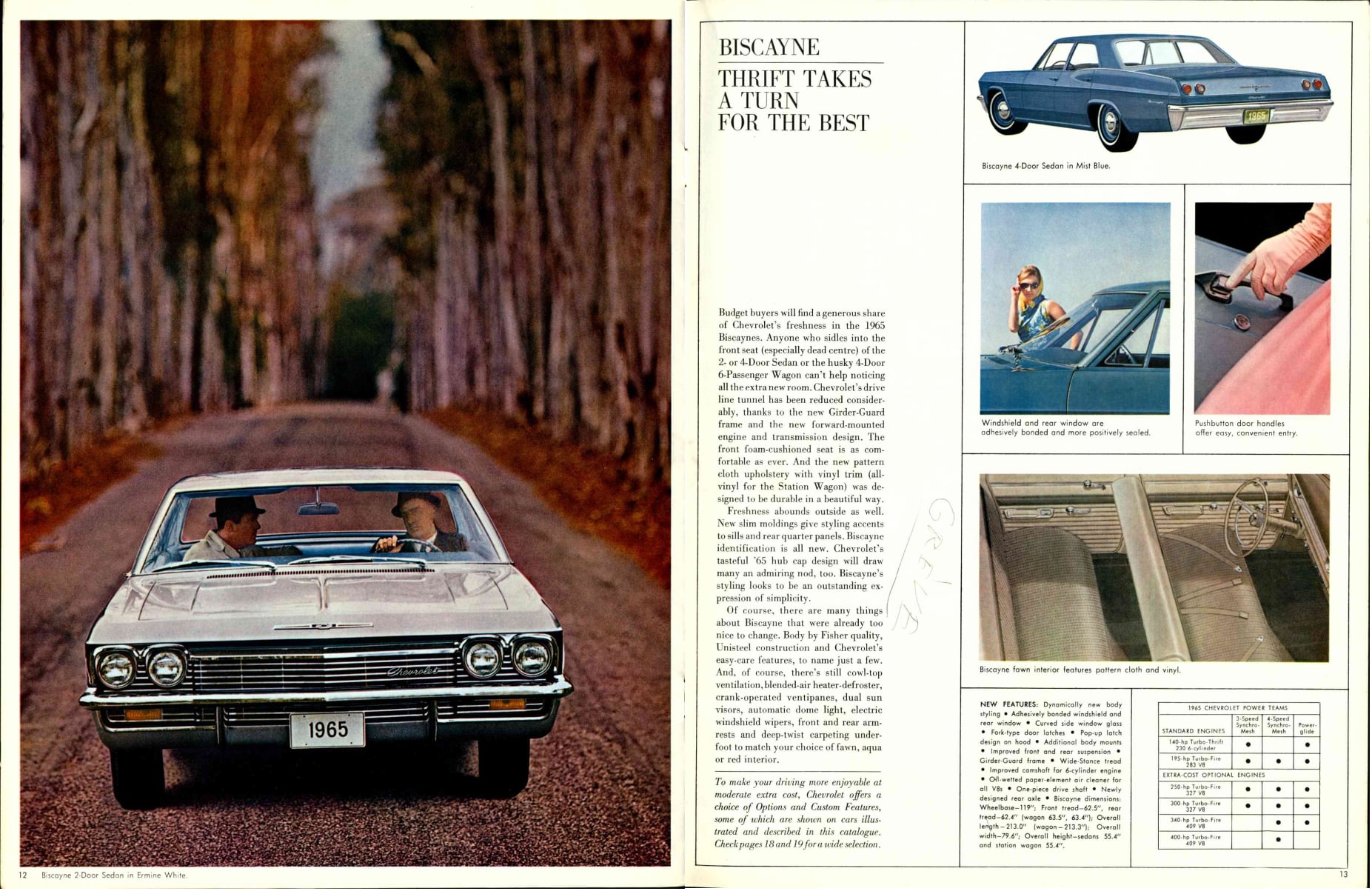 1965 Chevrolet Full Size Brochure (Cdn) 12-13