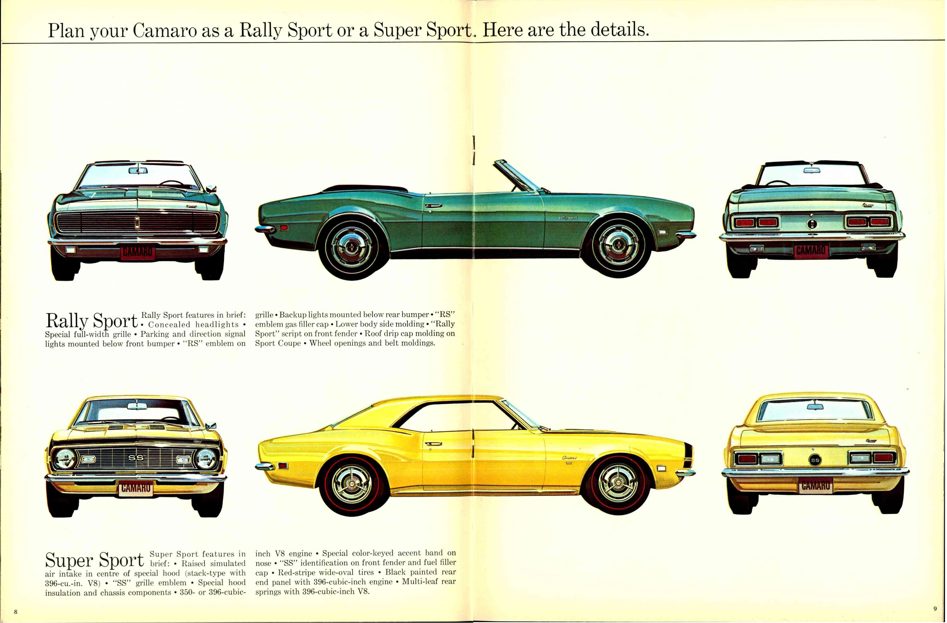 1968 Chevrolet Camaro Canada  08-09