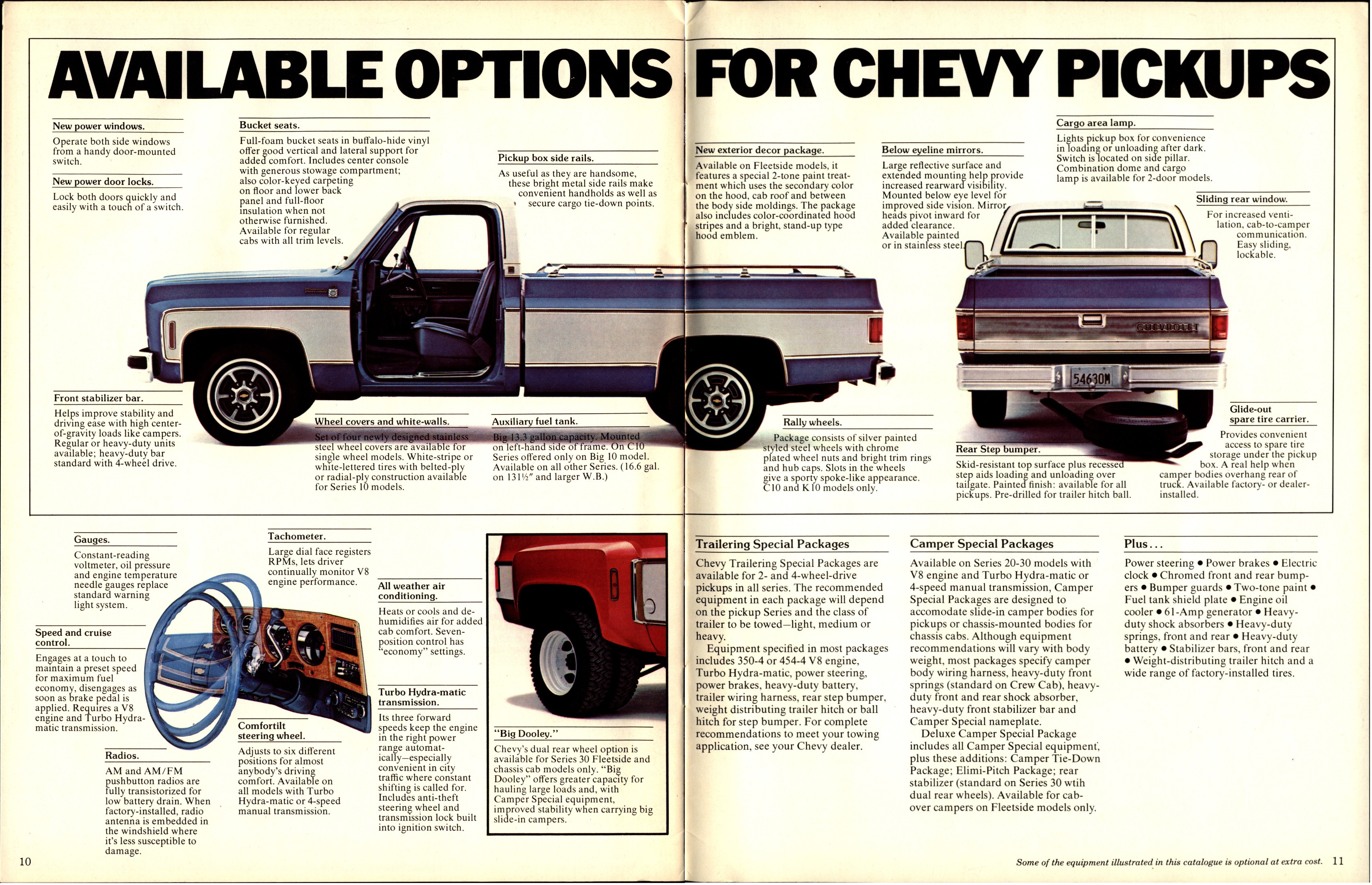 1977 Chevrolet Pickup Brochure Canada 10-11
