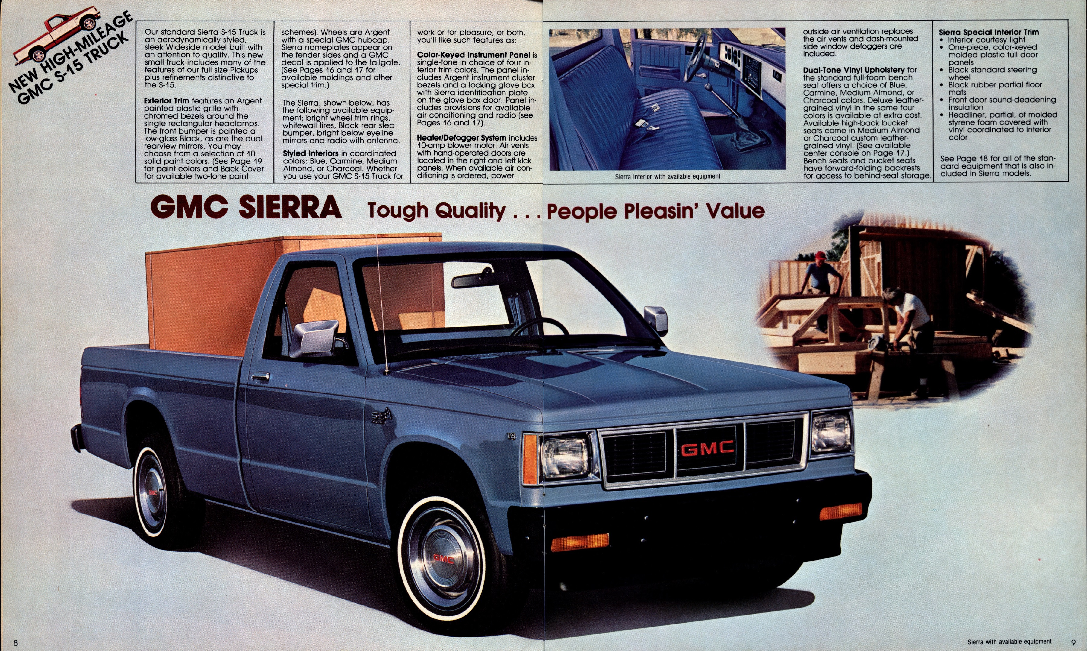 1982 GMC S-15 Brochure Canada 08-09