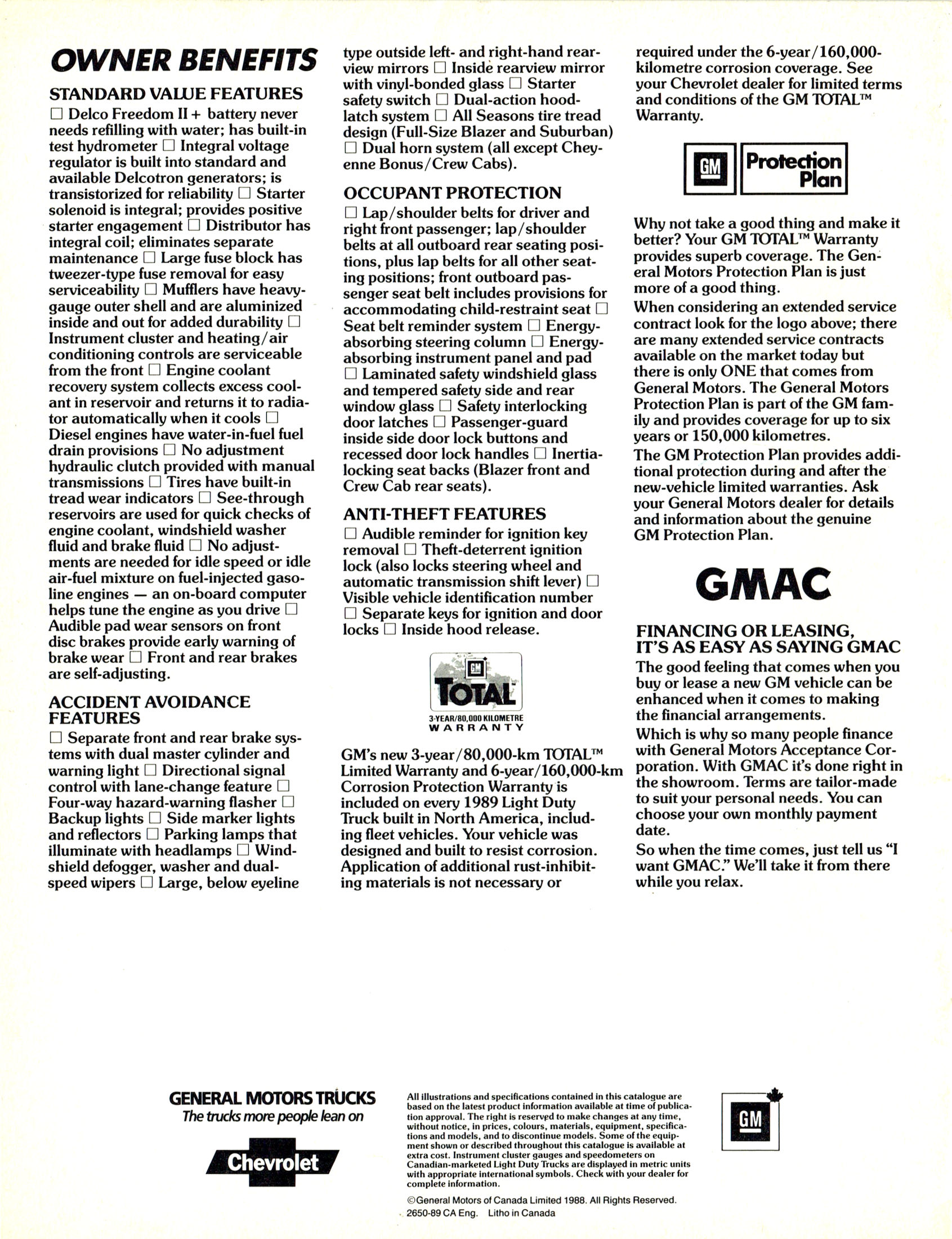 1989 Chevrolet Blazer & Suburban (Cdn)-20