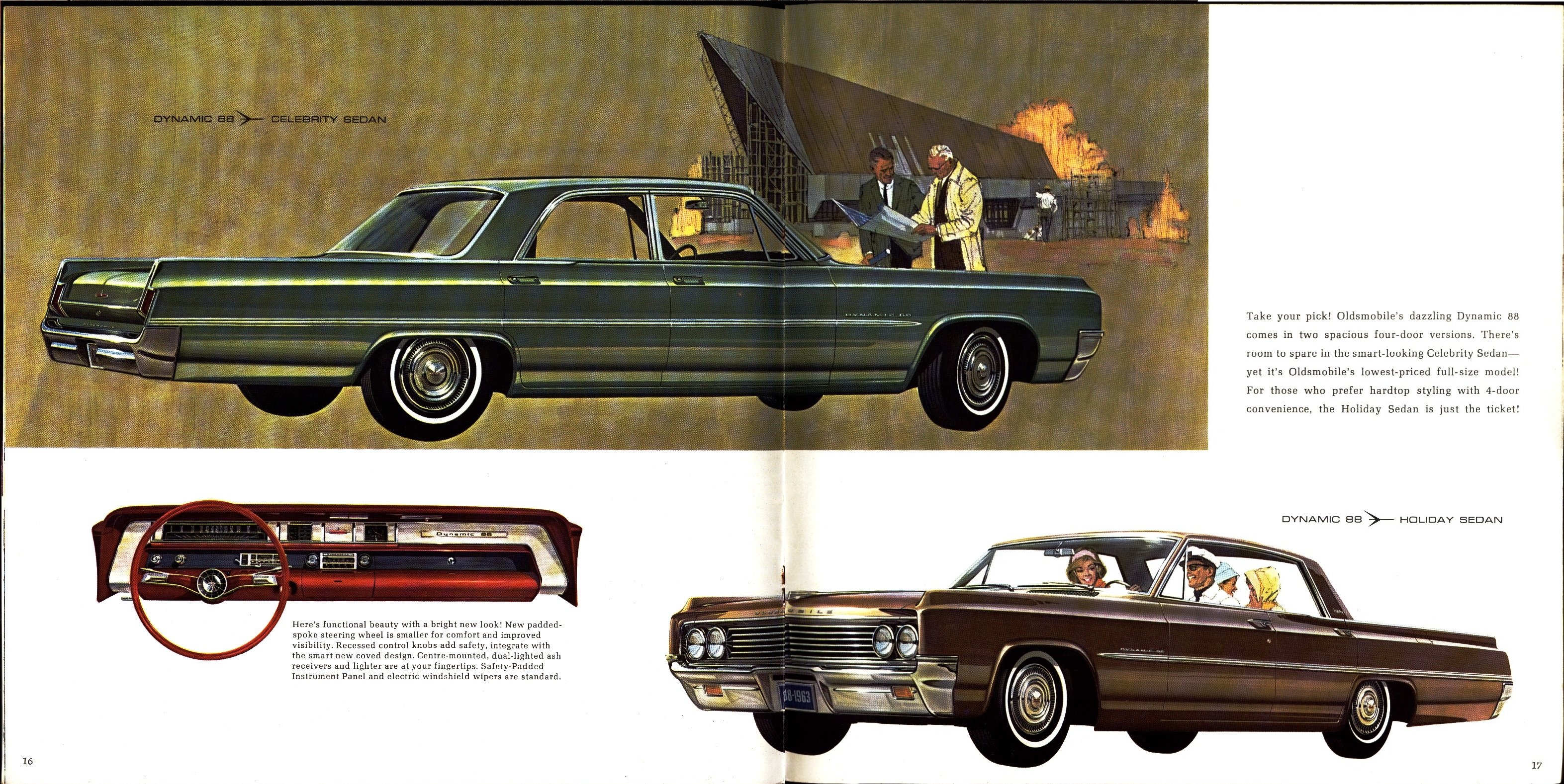 1963 Oldsmobile Full Line Brochure (Cdn) 16-17