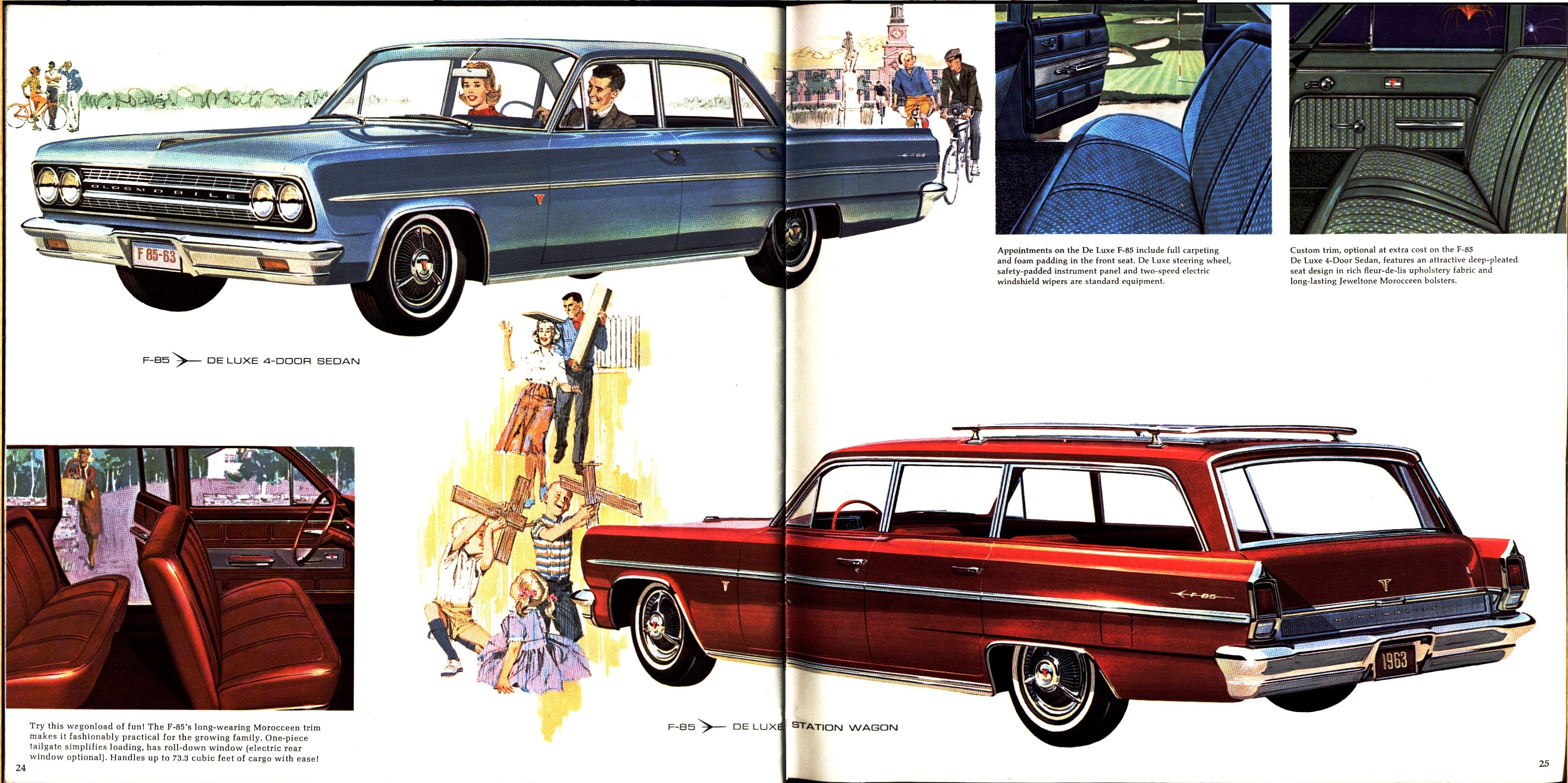 1963 Oldsmobile Full Line Brochure (Cdn) 24-25