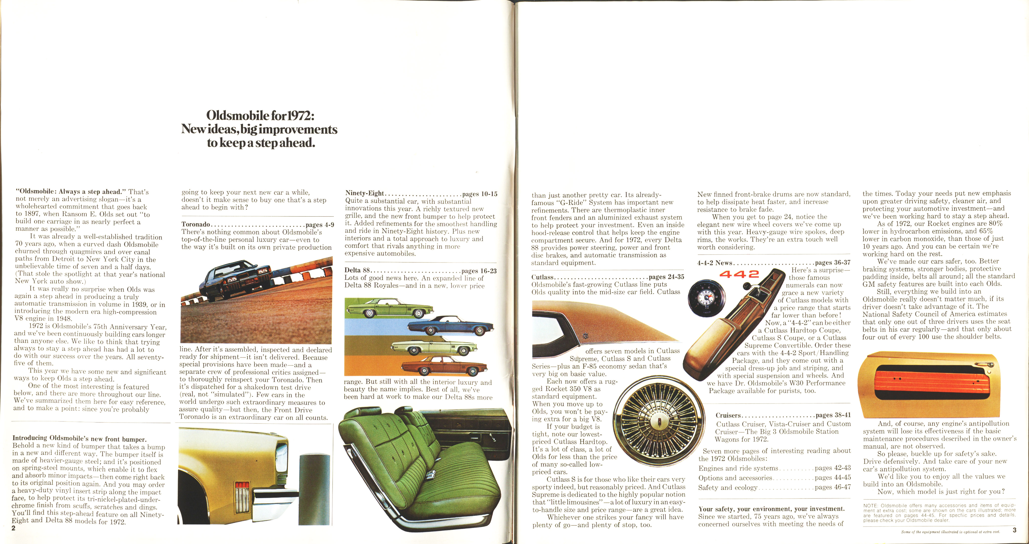 1972 Oldsmobile Full Line Brochure (Cdn-Rev) 02-03