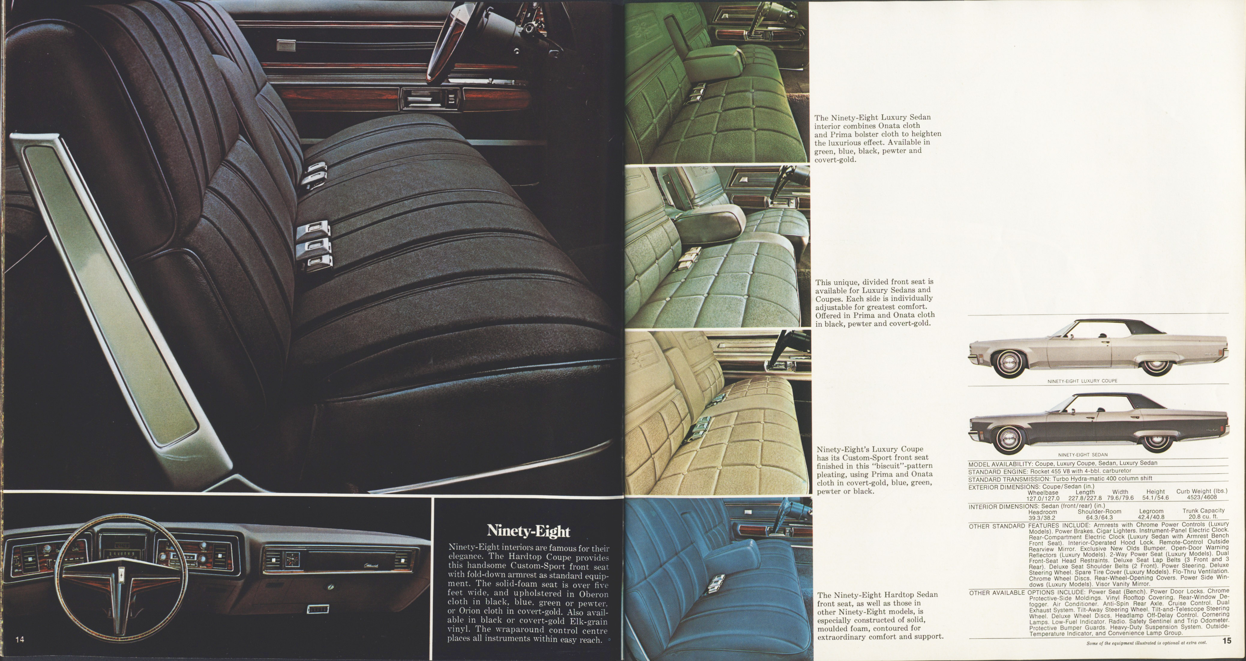 1972 Oldsmobile Full Line Brochure (Cdn-Rev) 14-15