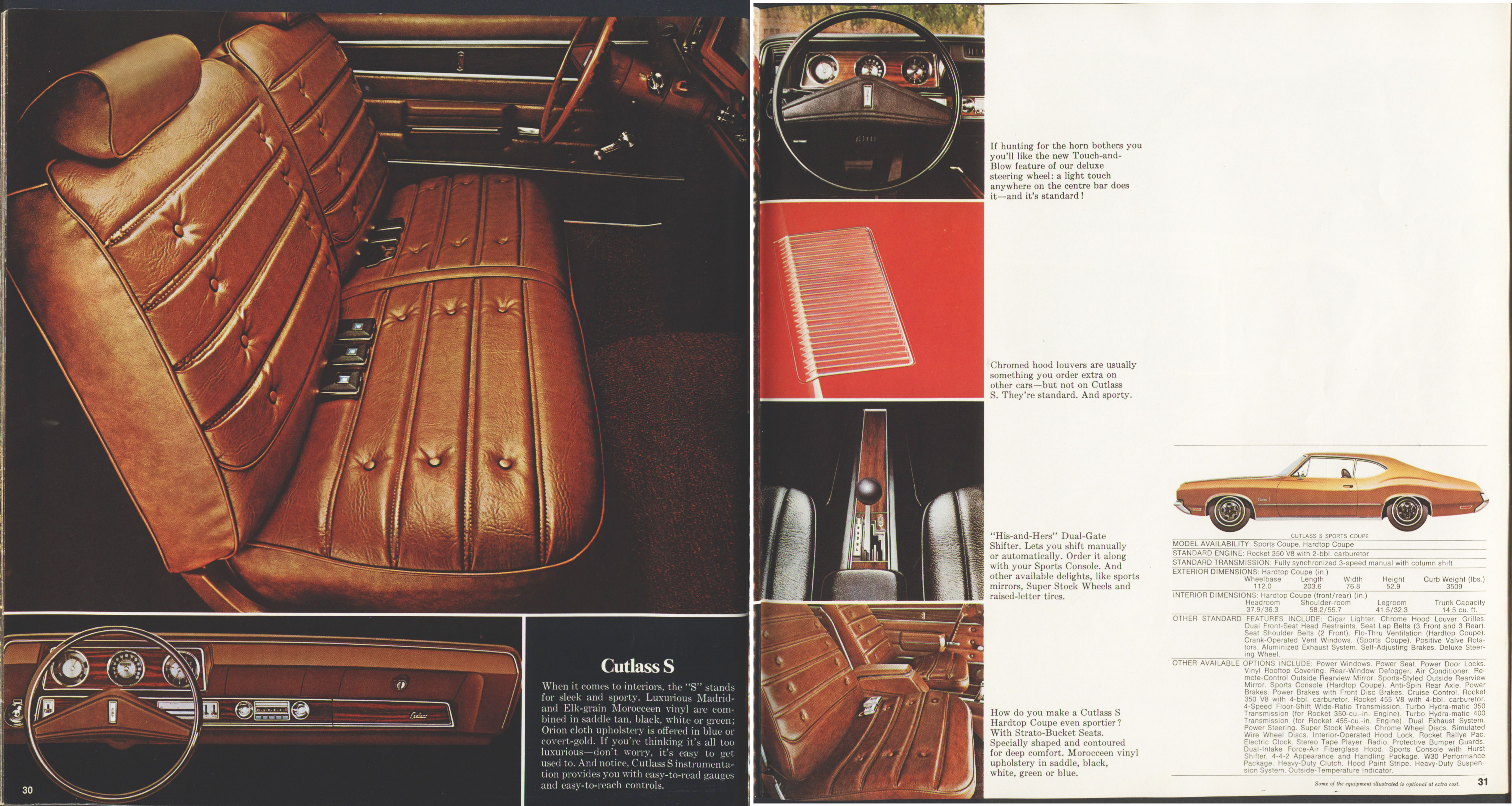 1972 Oldsmobile Full Line Brochure (Cdn-Rev) 30-31
